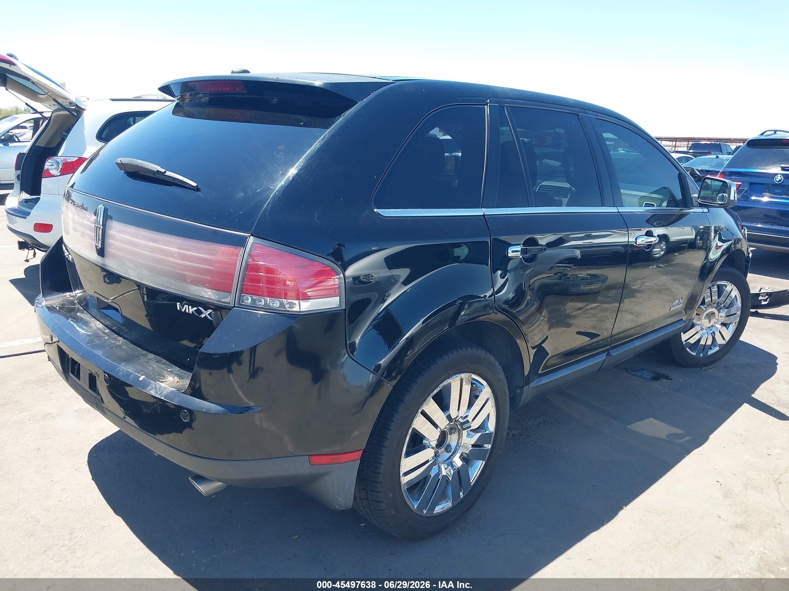 2009 Lincoln Mkx   Black vin: 2LMDU68C99BJ01198