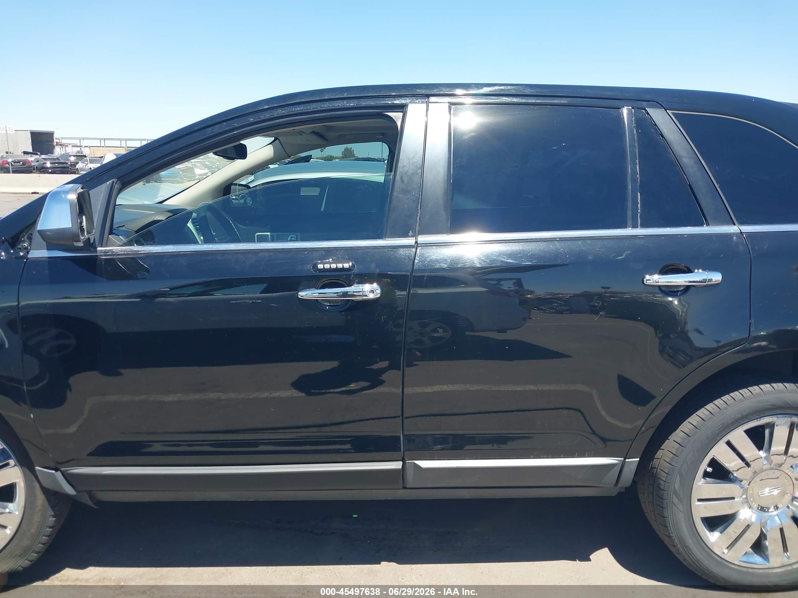 2009 Lincoln Mkx   Black vin: 2LMDU68C99BJ01198