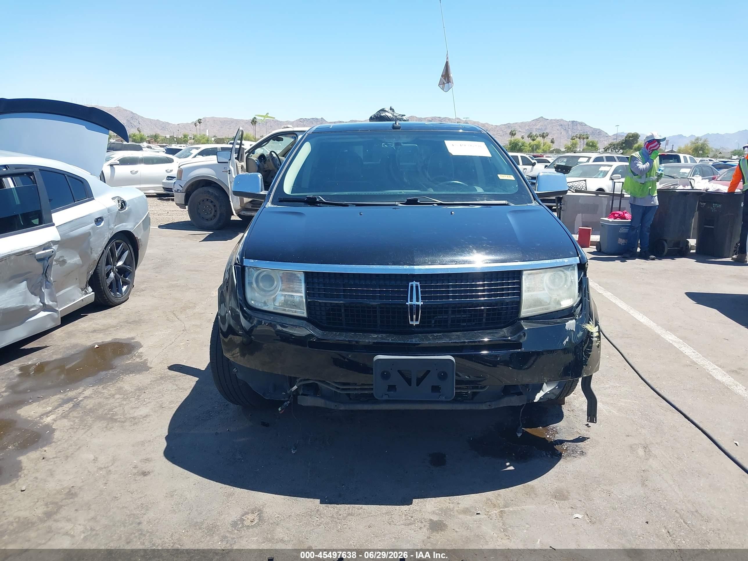 2009 Lincoln Mkx   Black vin: 2LMDU68C99BJ01198
