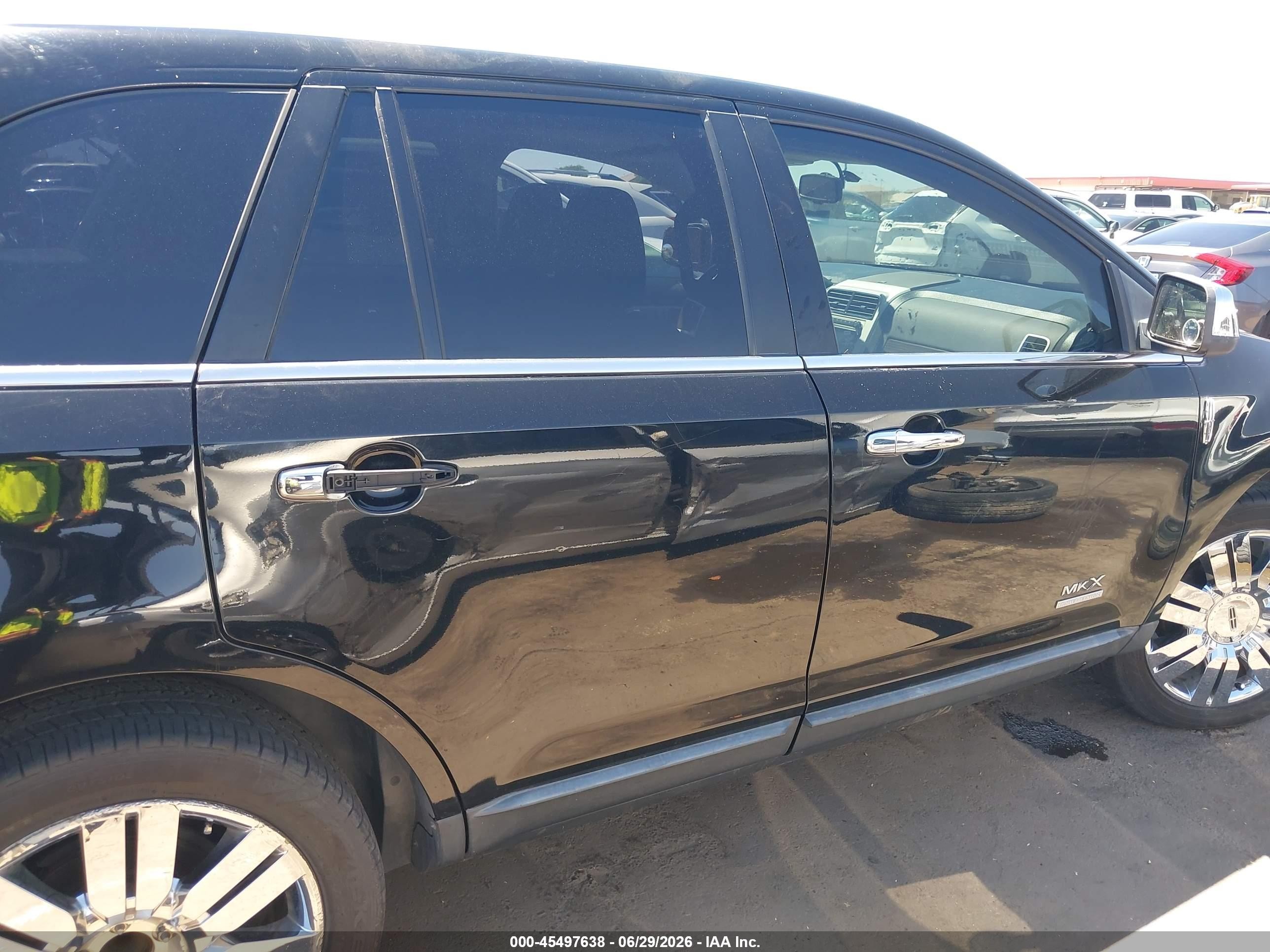 2009 Lincoln Mkx   Black vin: 2LMDU68C99BJ01198