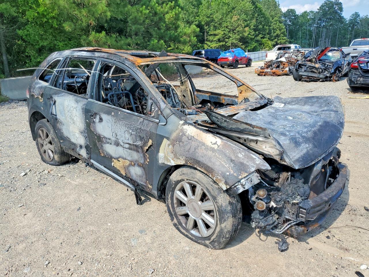 2007 Lincoln Mkx Burn vin: 2LMDU68CX7BJ29153