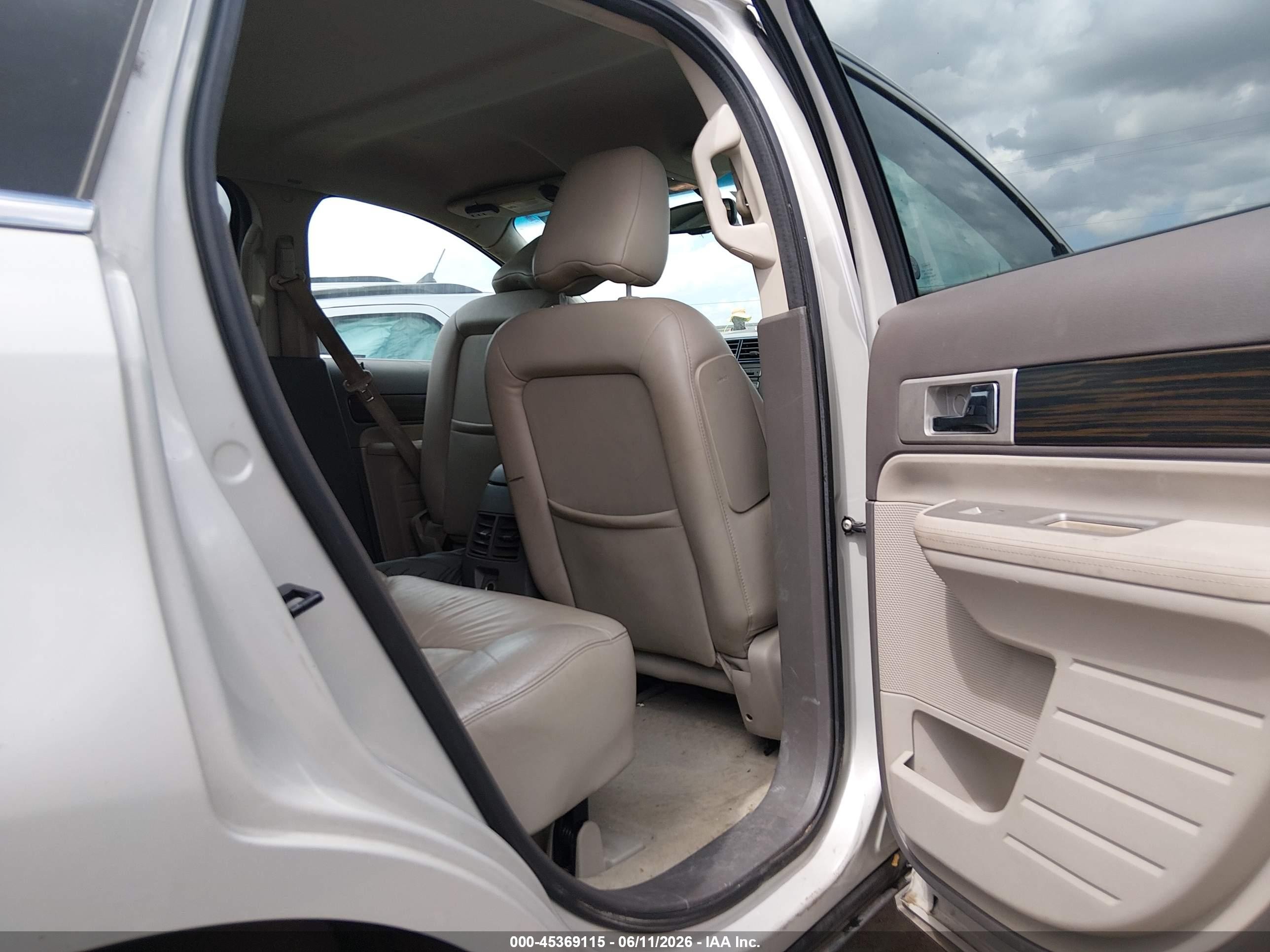 2007 Lincoln Mkx   Beige vin: 2LMDU68CX7BJ36166