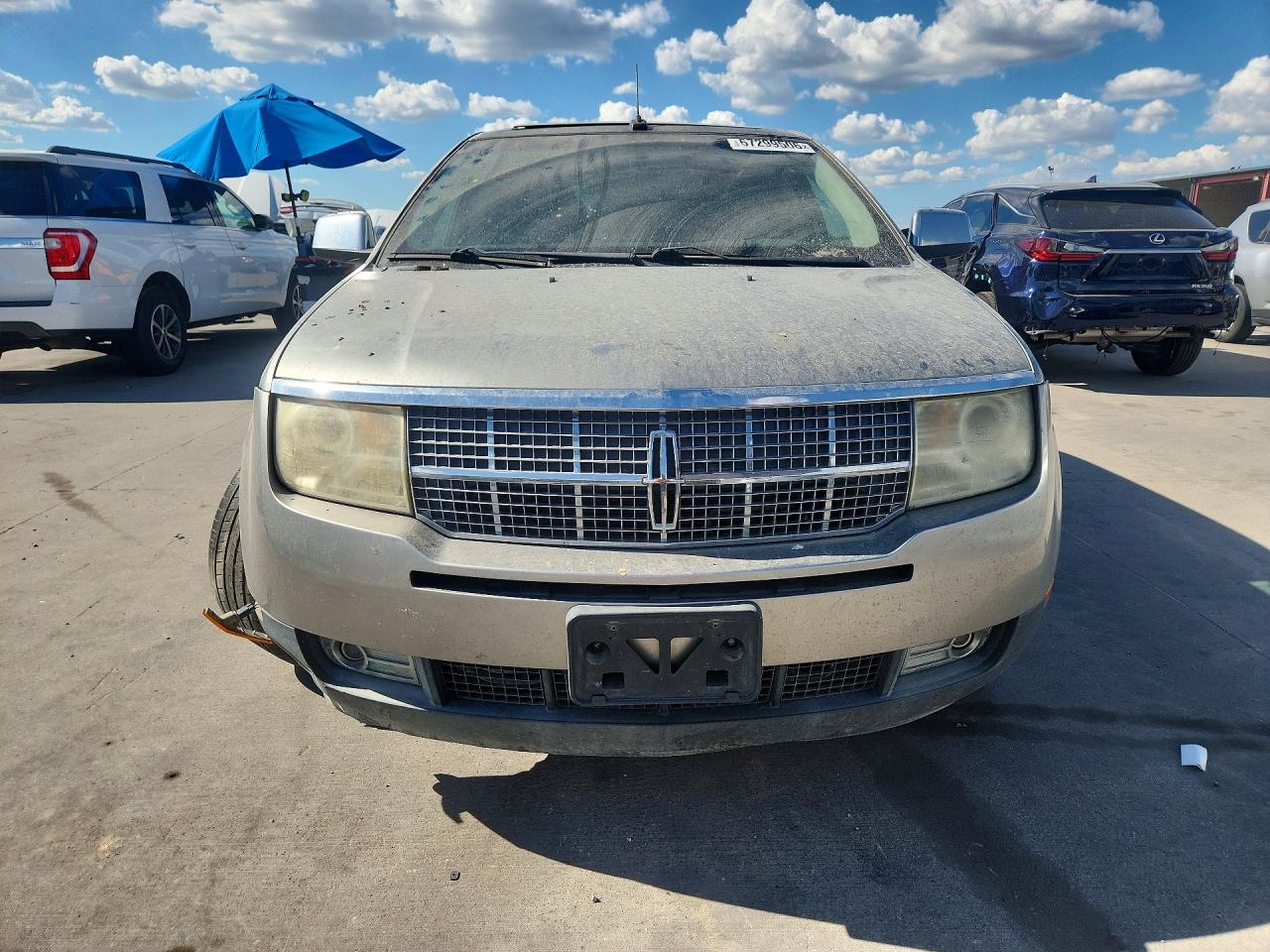 2008 Lincoln Mkx Серебряный vin: 2LMDU68CX8BJ00348
