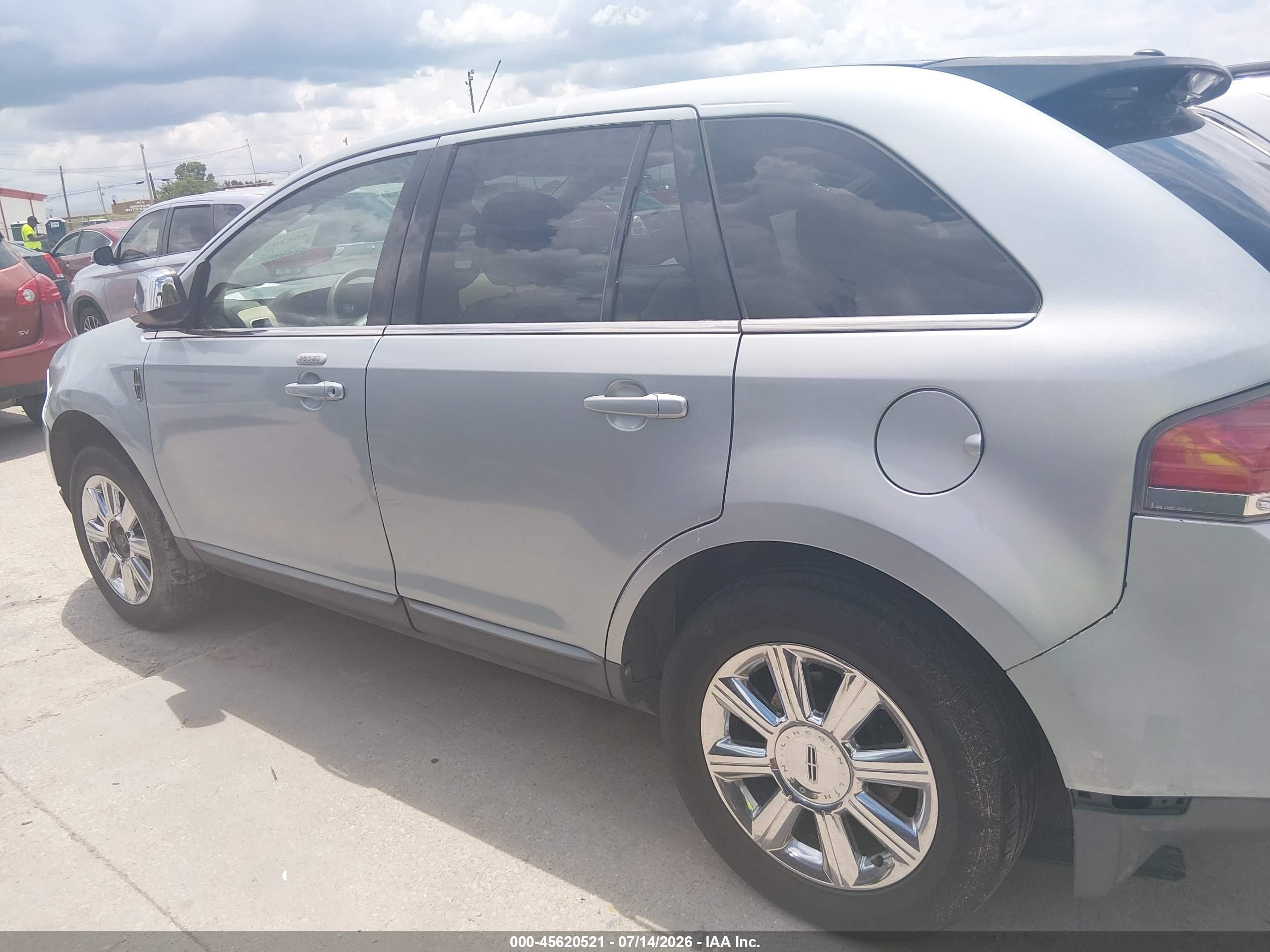2008 Lincoln Mkx   Light Blue vin: 2LMDU68CX8BJ01600