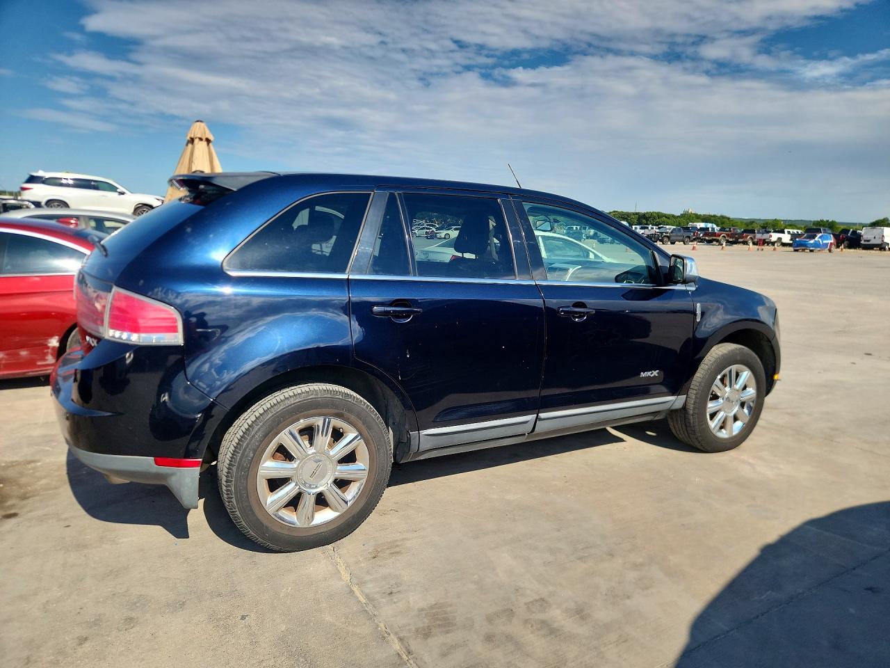 2008 Lincoln Mkx Синий vin: 2LMDU68CX8BJ23791