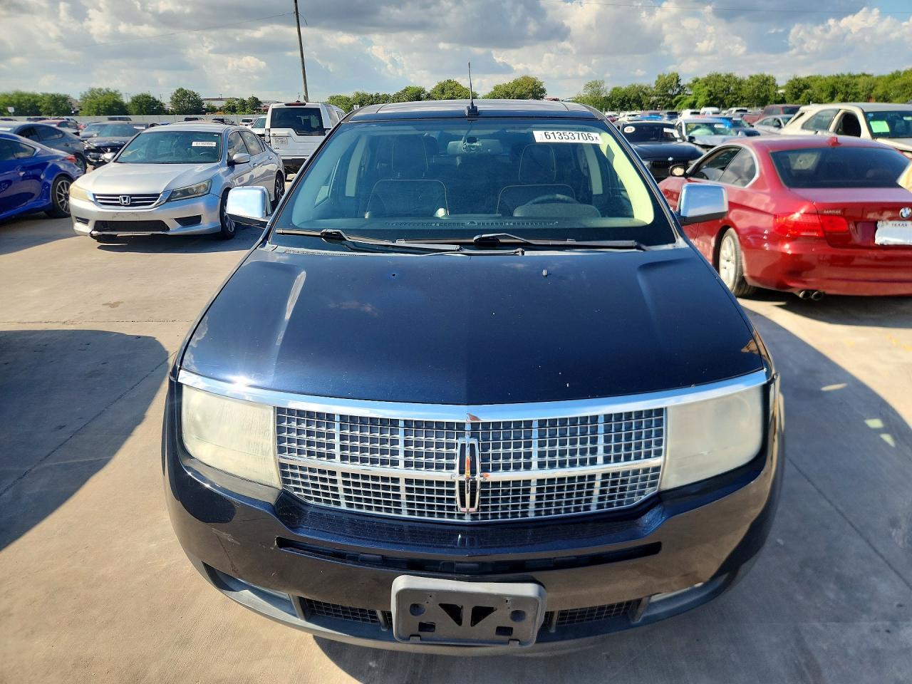 2008 Lincoln Mkx Синий vin: 2LMDU68CX8BJ23791