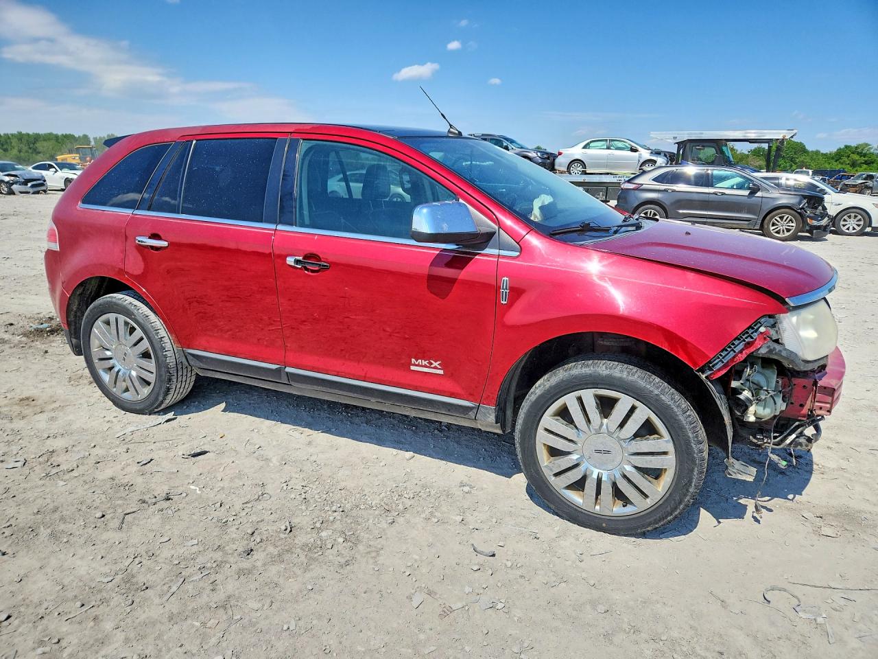 2009 Lincoln Mkx Красный vin: 2LMDU68CX9BJ08323