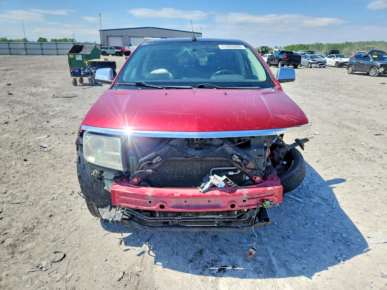 2009 Lincoln Mkx Красный vin: 2LMDU68CX9BJ08323