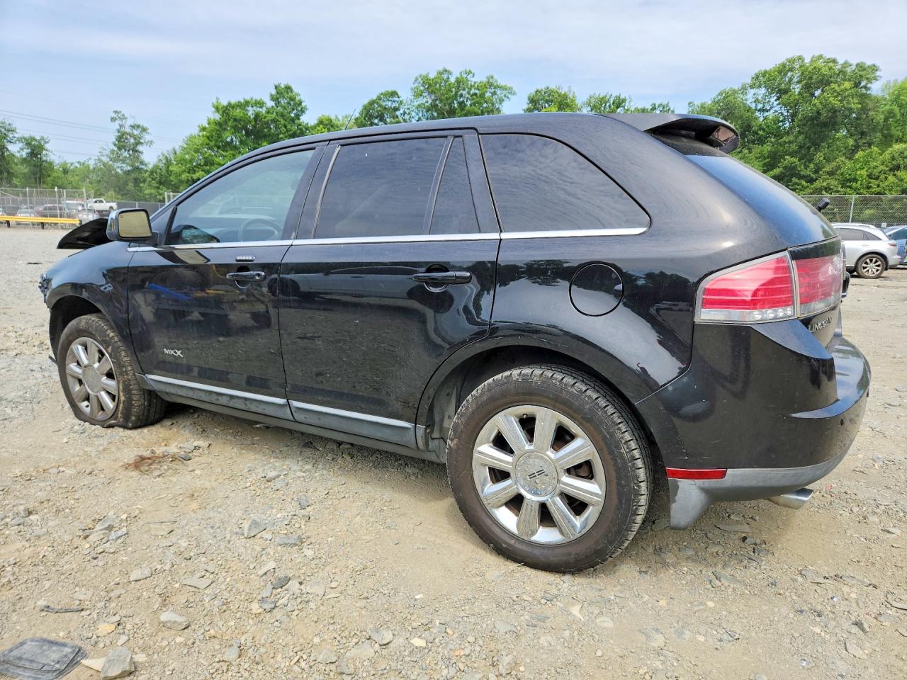 2007 Lincoln Mkx Black vin: 2LMDU88C07BJ23647