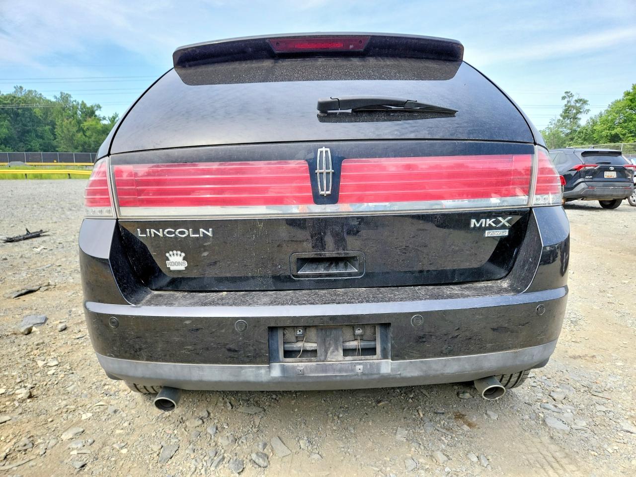 2007 Lincoln Mkx Black vin: 2LMDU88C07BJ23647