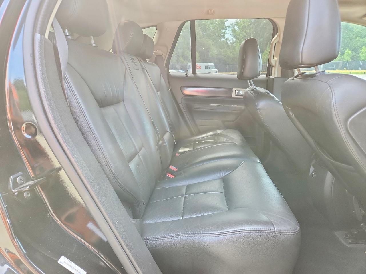2007 Lincoln Mkx Black vin: 2LMDU88C07BJ23647