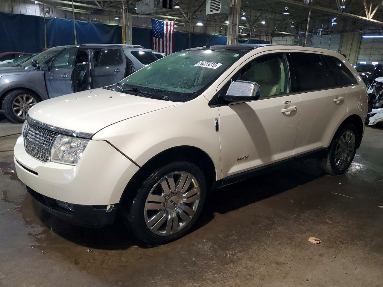 2008 Lincoln Mkx White vin: 2LMDU88C08BJ07417
