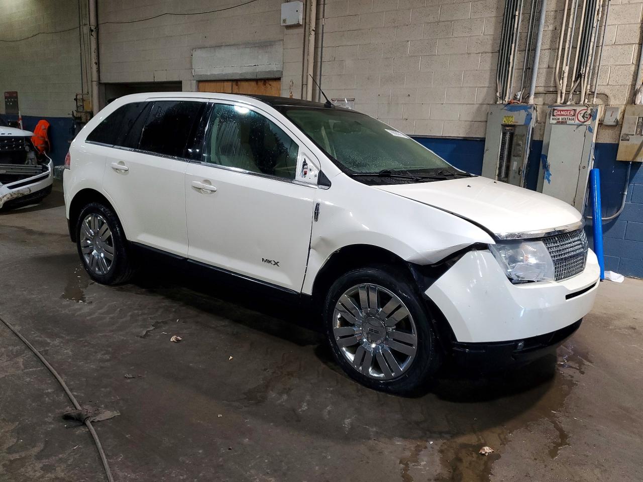 2008 Lincoln Mkx White vin: 2LMDU88C08BJ07417