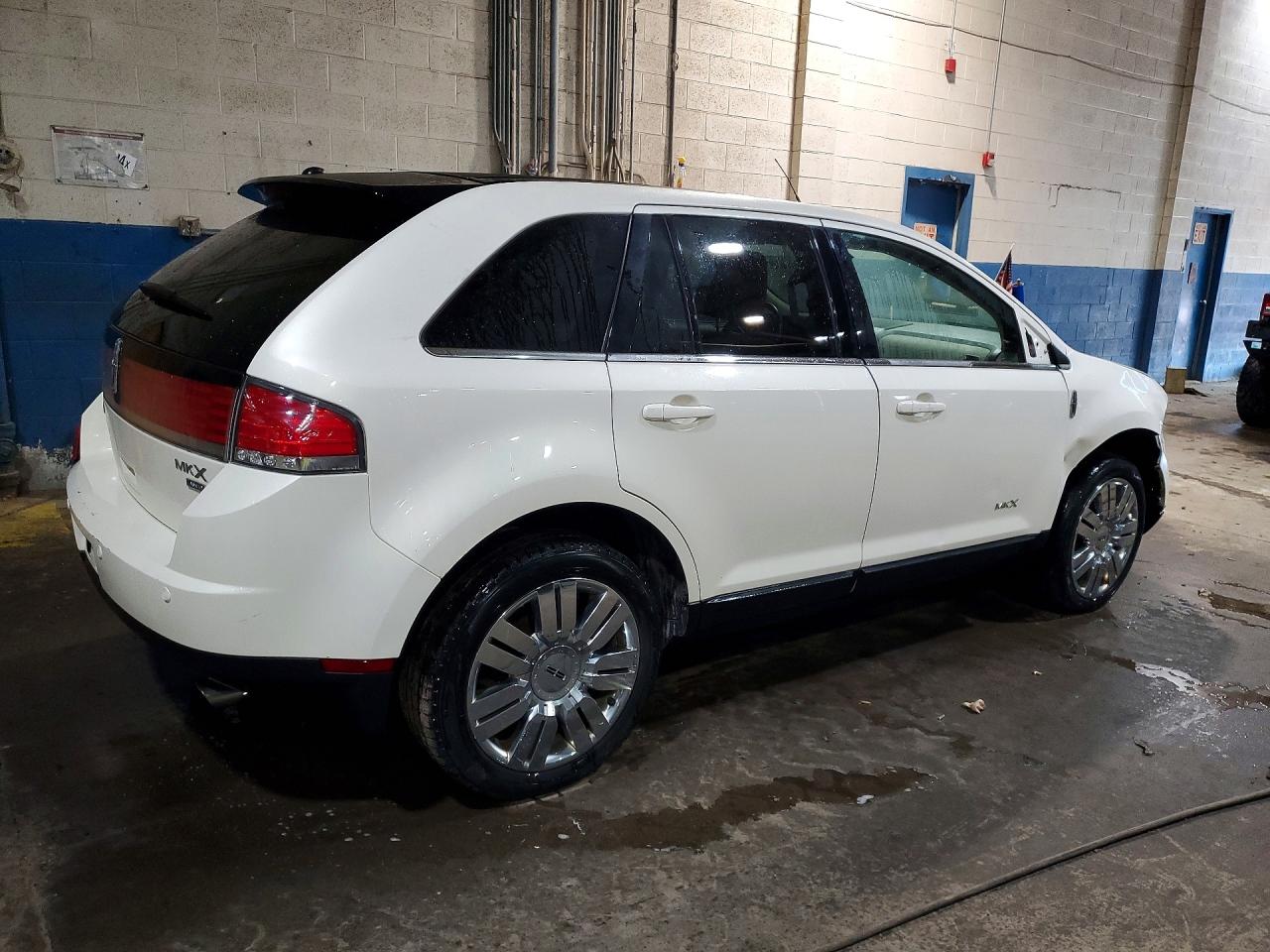 2008 Lincoln Mkx White vin: 2LMDU88C08BJ07417