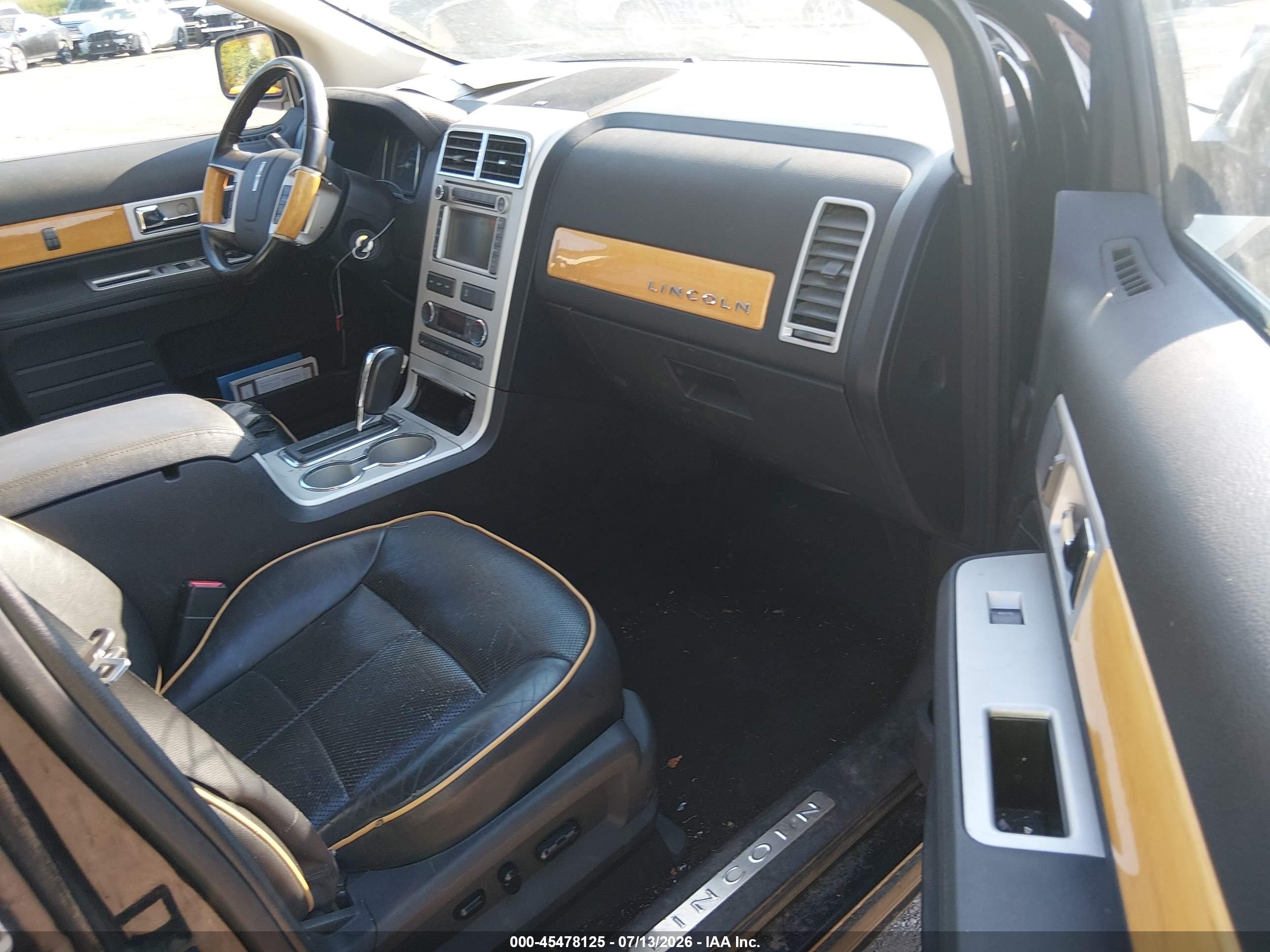 2008 Lincoln Mkx   Black vin: 2LMDU88C08BJ25223