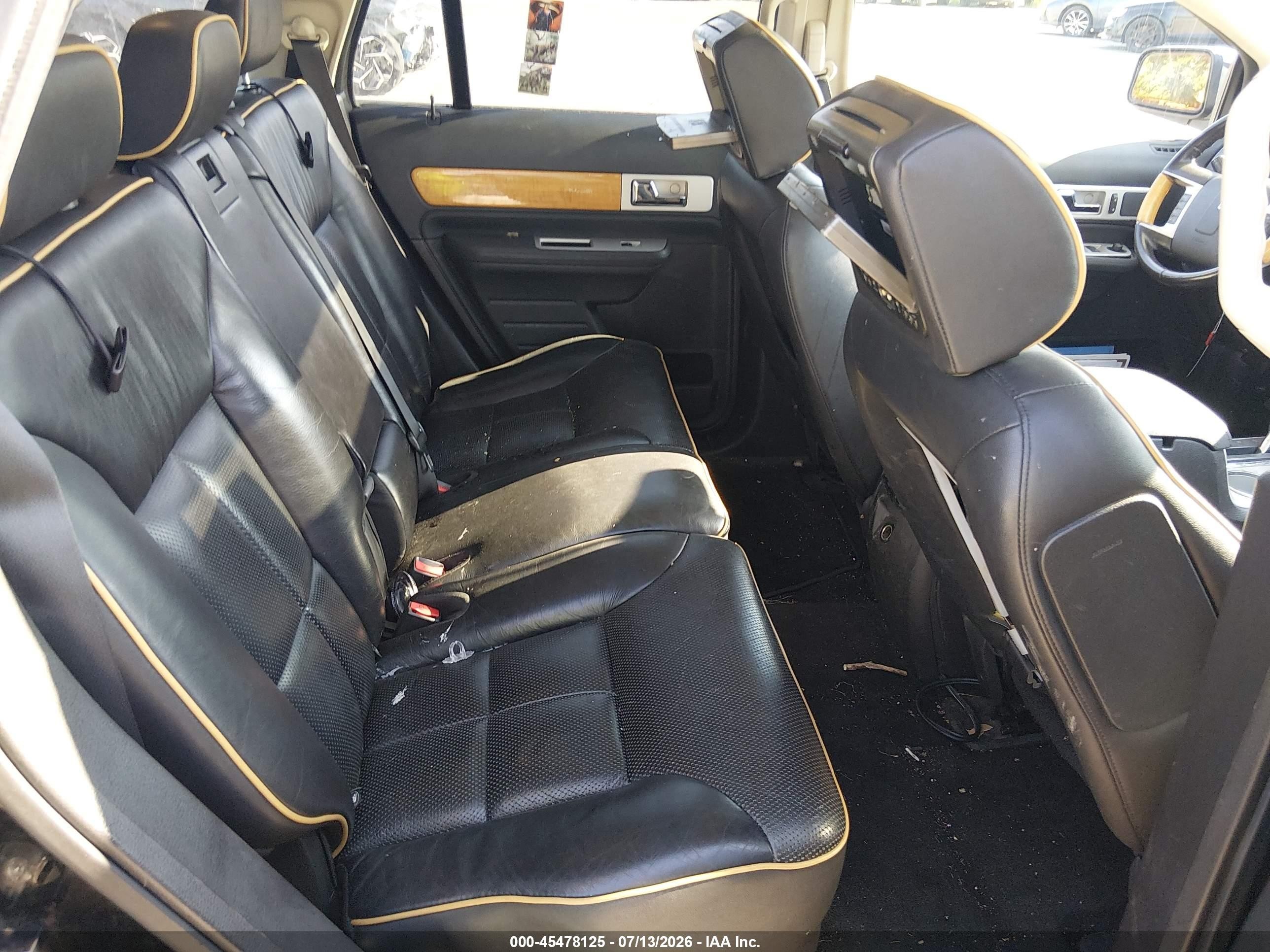 2008 Lincoln Mkx   Black vin: 2LMDU88C08BJ25223