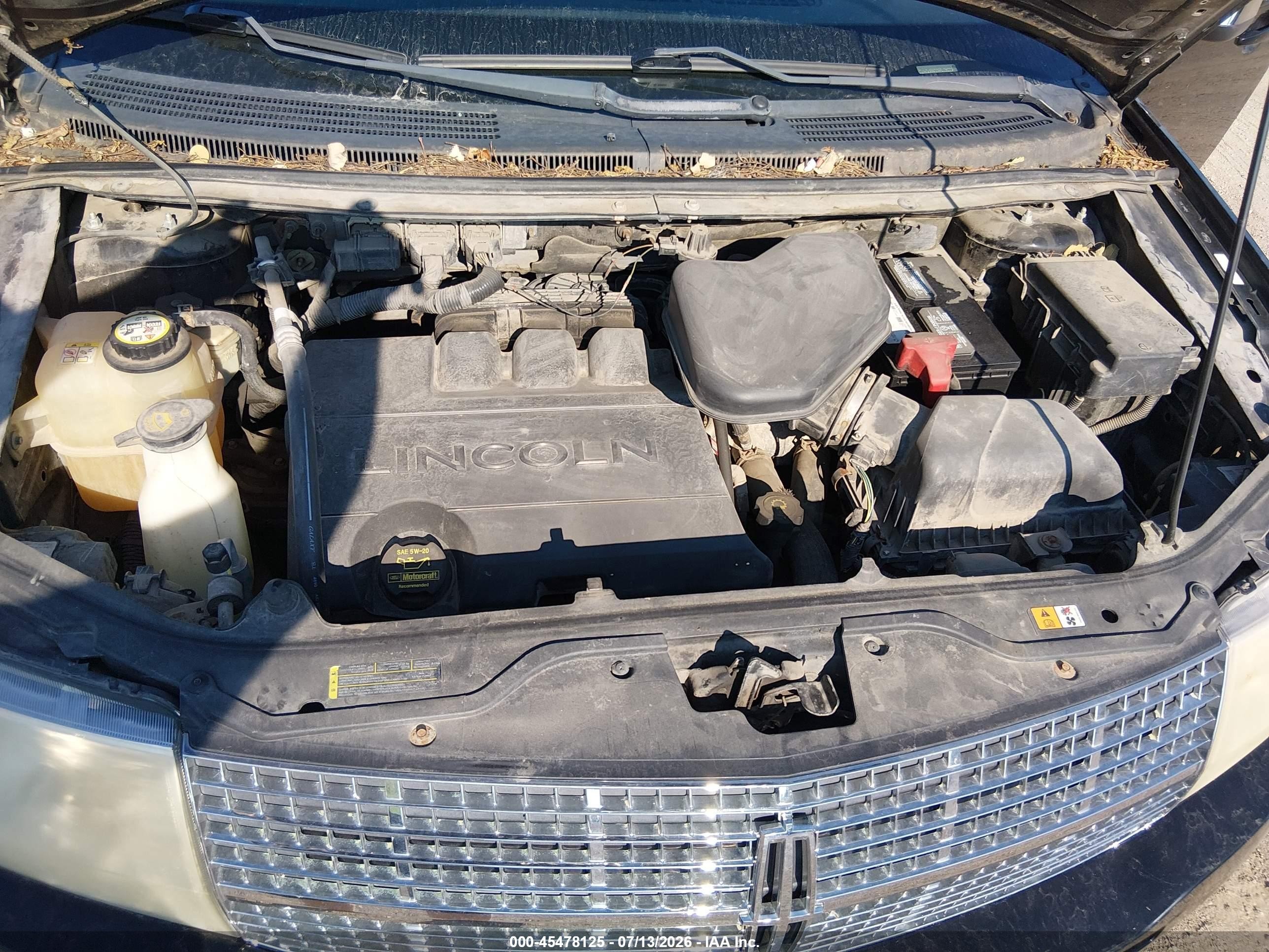 2008 Lincoln Mkx   Black vin: 2LMDU88C08BJ25223