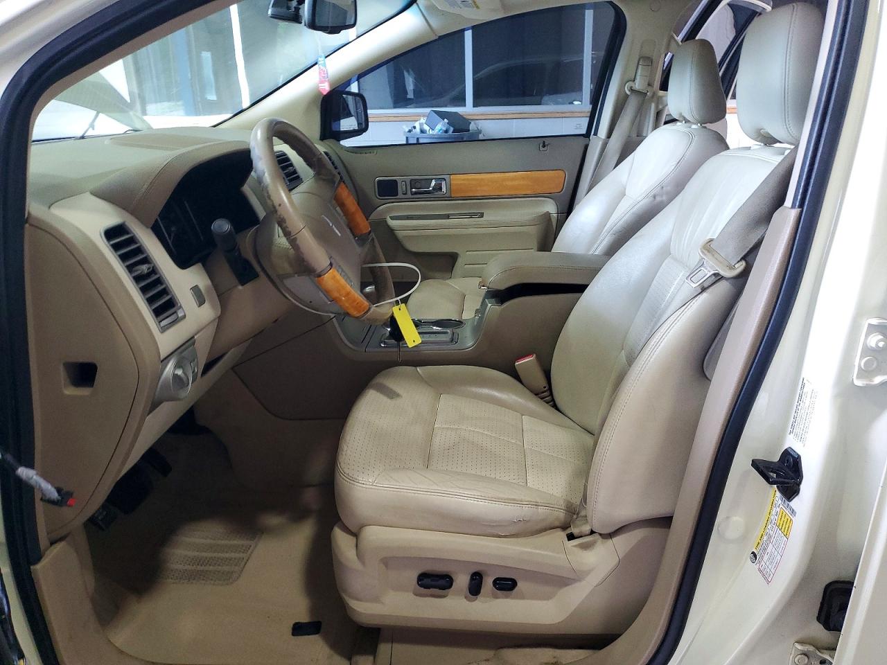 2007 Lincoln Mkx Beige vin: 2LMDU88C17BJ09918