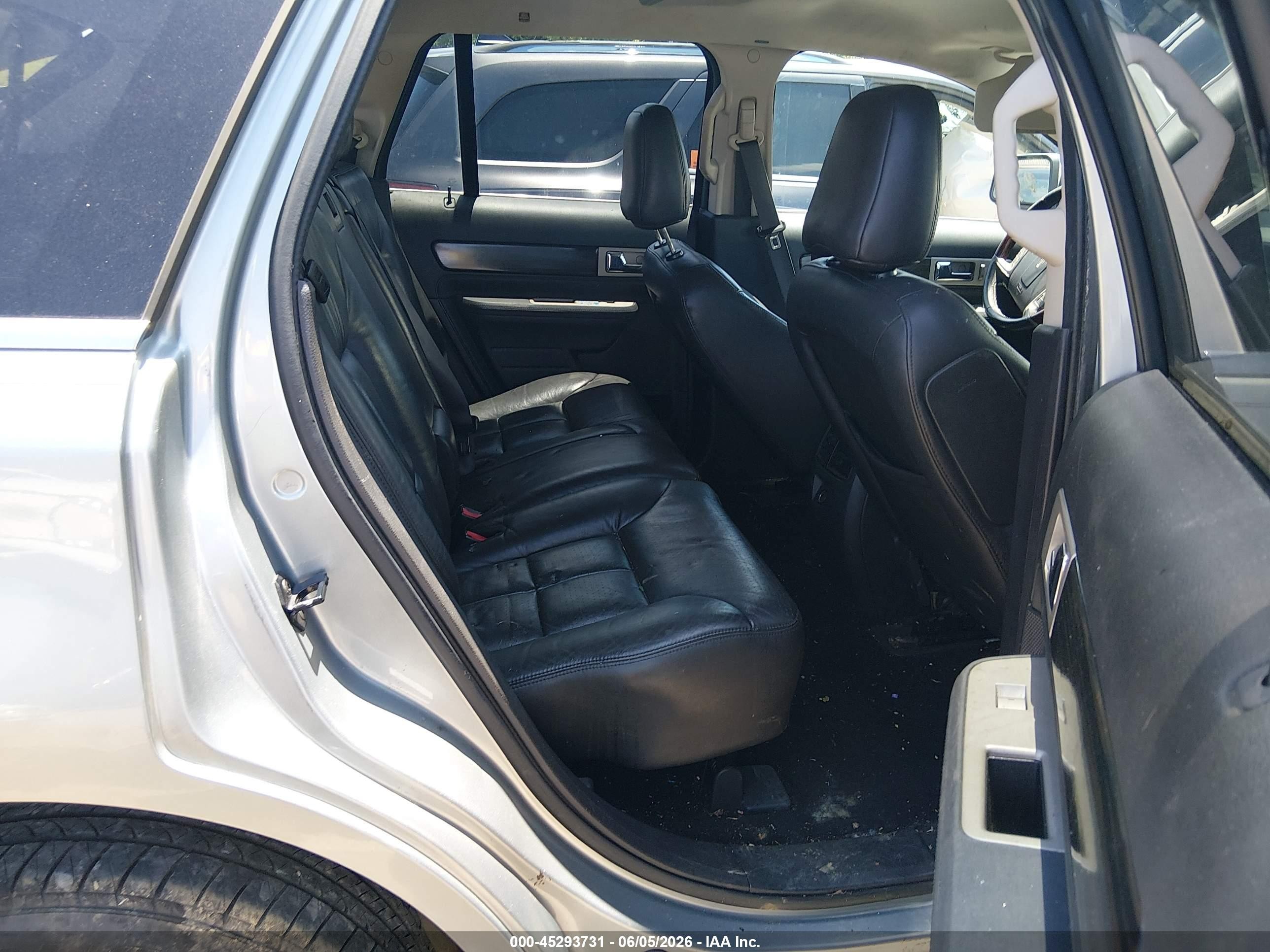 2007 Lincoln Mkx   Silver vin: 2LMDU88C17BJ12771