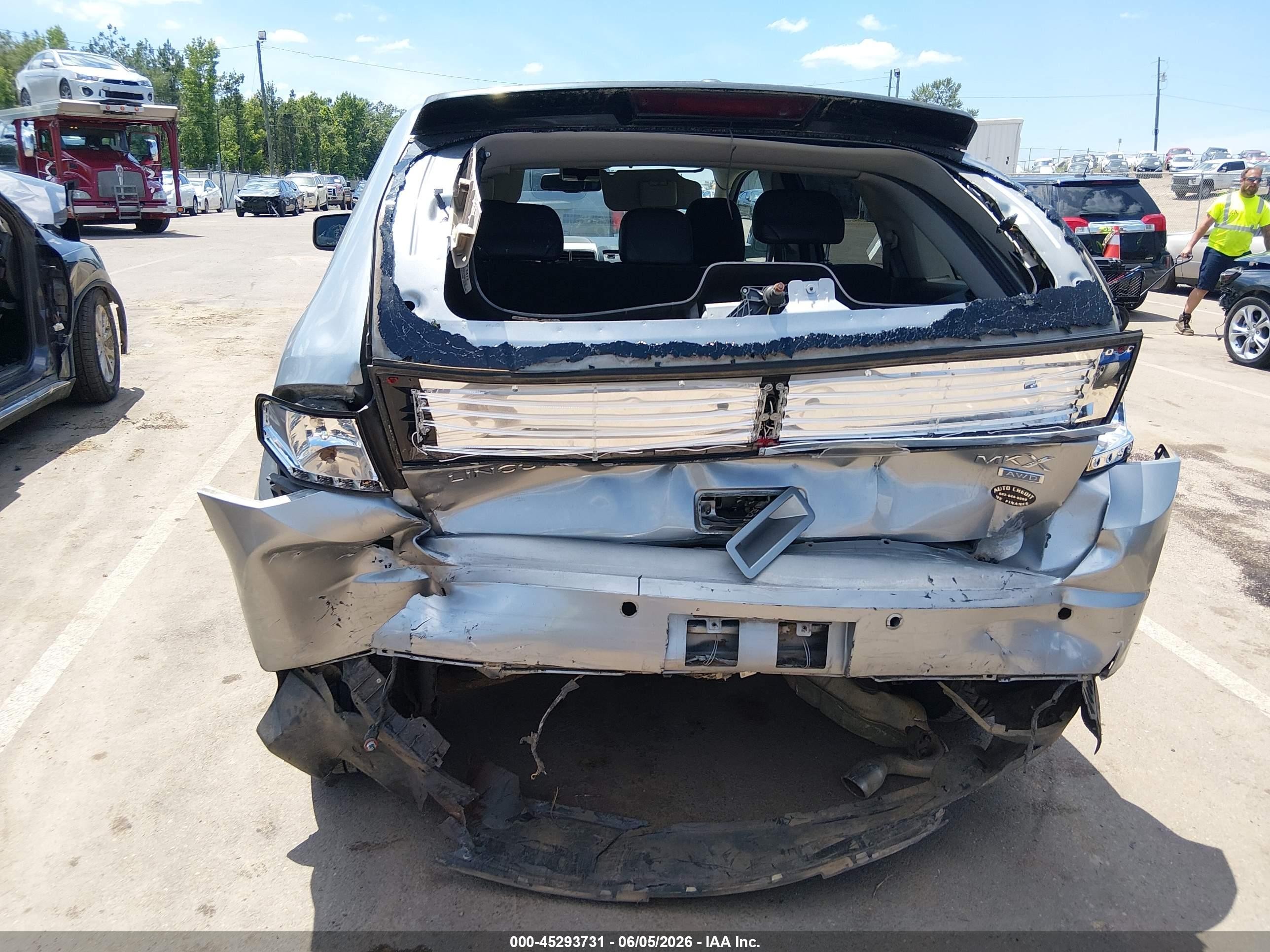 2007 Lincoln Mkx   Silver vin: 2LMDU88C17BJ12771