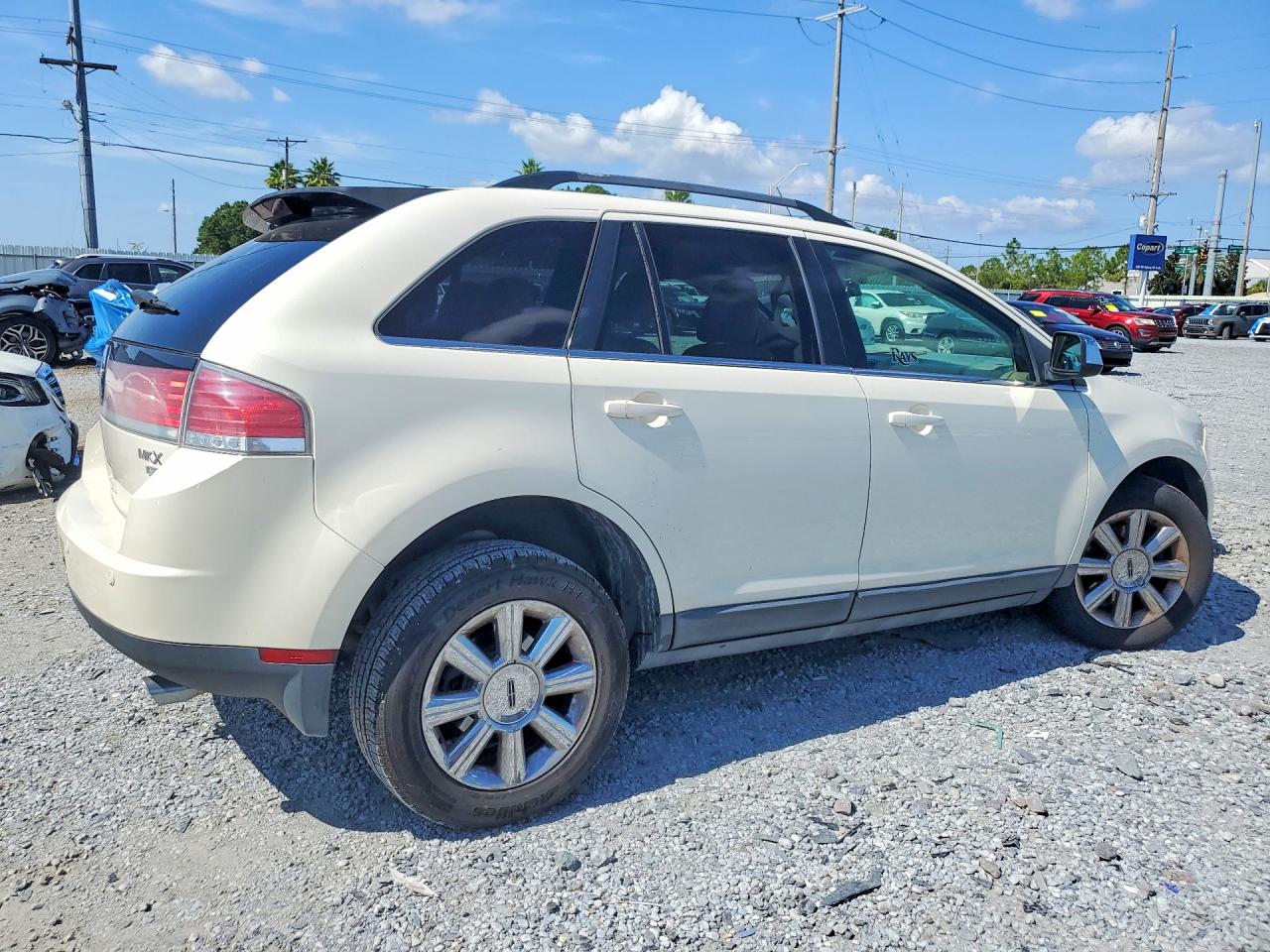 2007 Lincoln Mkx Beige vin: 2LMDU88C17BJ14410