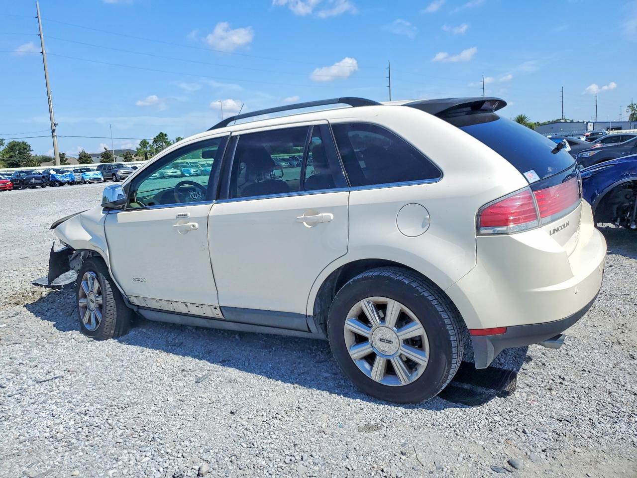 2007 Lincoln Mkx Beige vin: 2LMDU88C17BJ14410