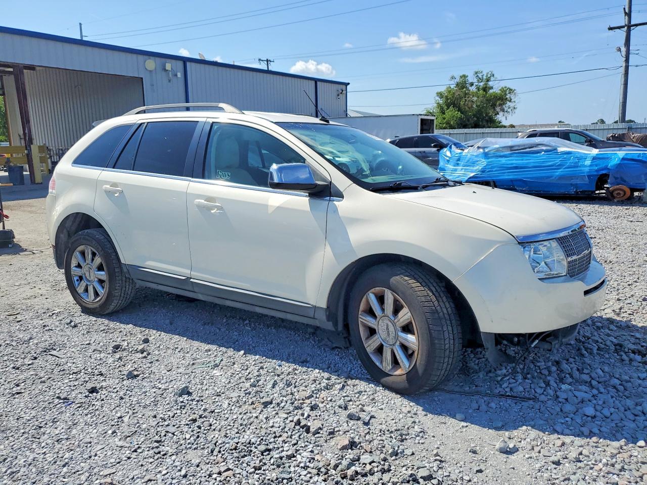 2007 Lincoln Mkx Beige vin: 2LMDU88C17BJ14410