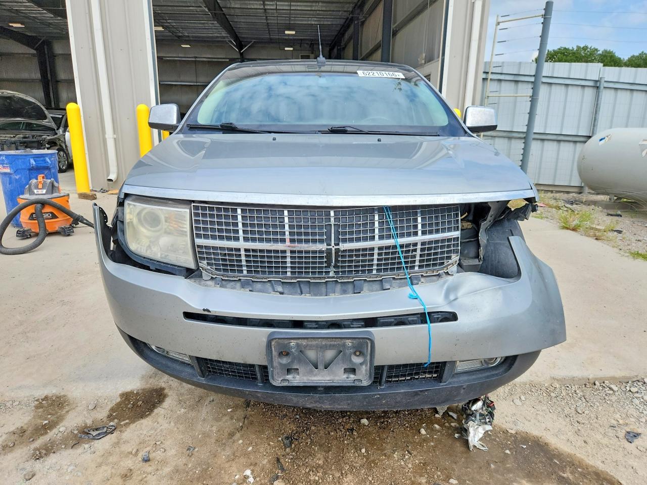 2007 Lincoln Mkx Silver vin: 2LMDU88C17BJ29943