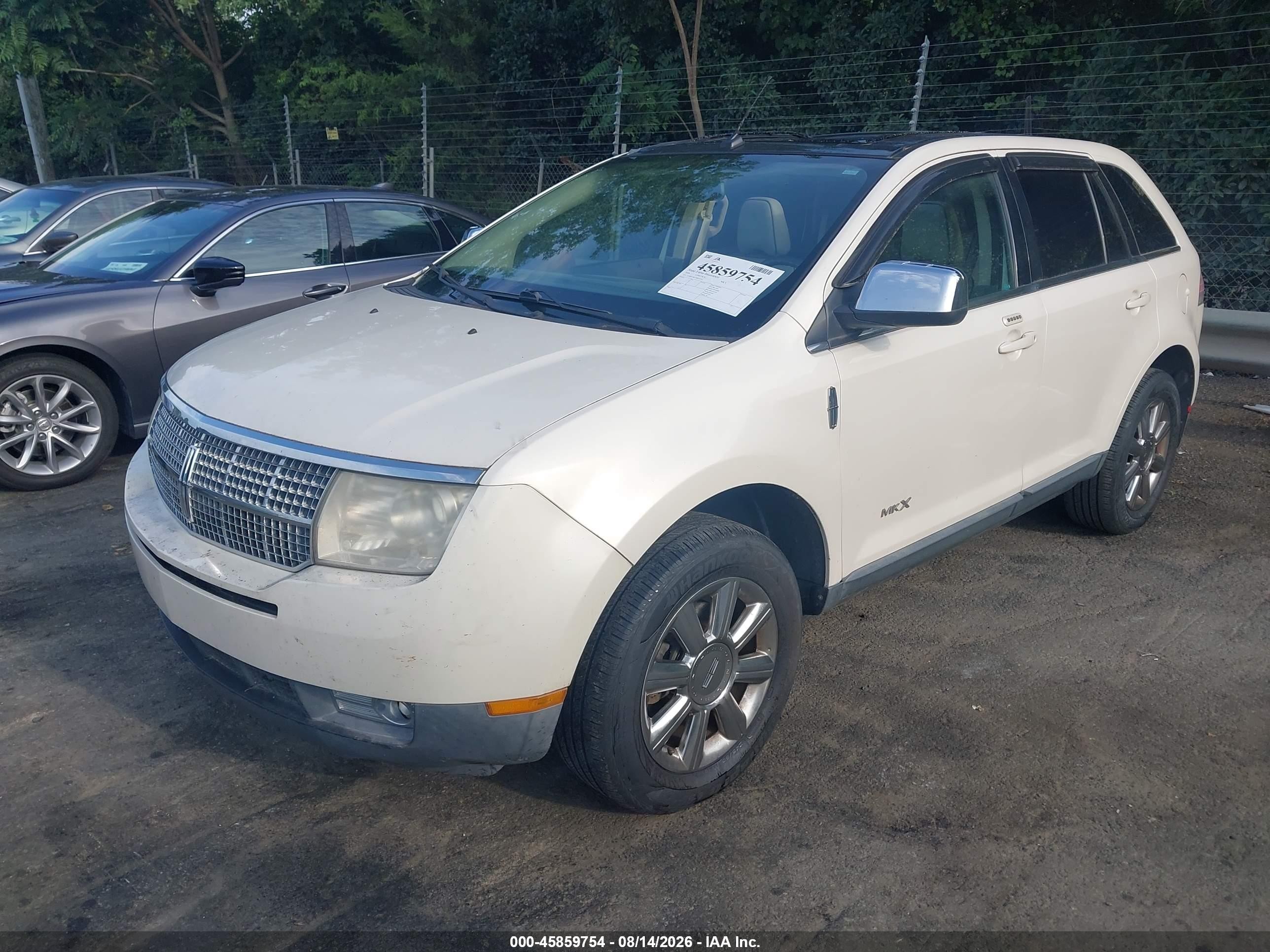 2008 Lincoln Mkx Белый vin: 2LMDU88C18BJ13565