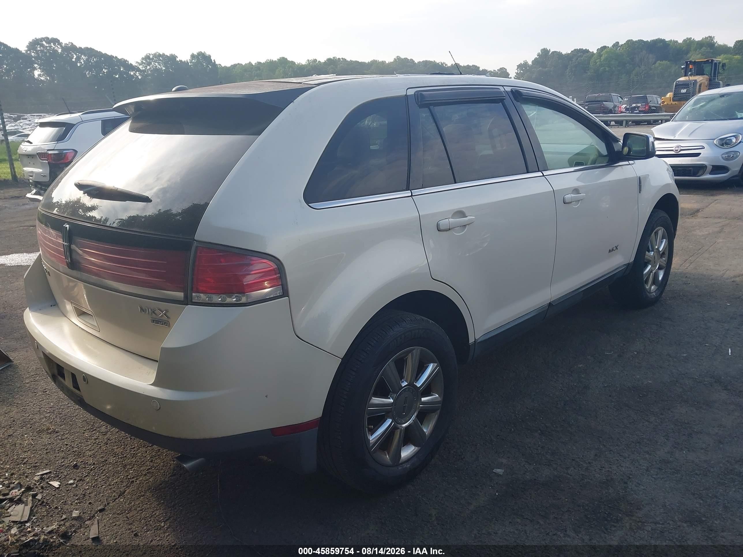 2008 Lincoln Mkx Белый vin: 2LMDU88C18BJ13565