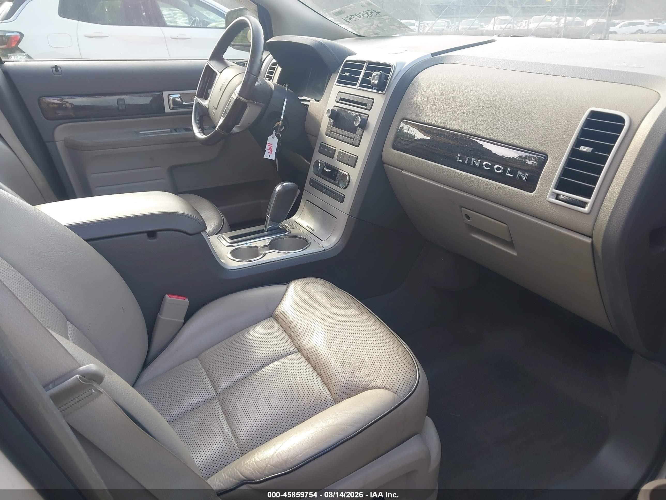 2008 Lincoln Mkx Белый vin: 2LMDU88C18BJ13565