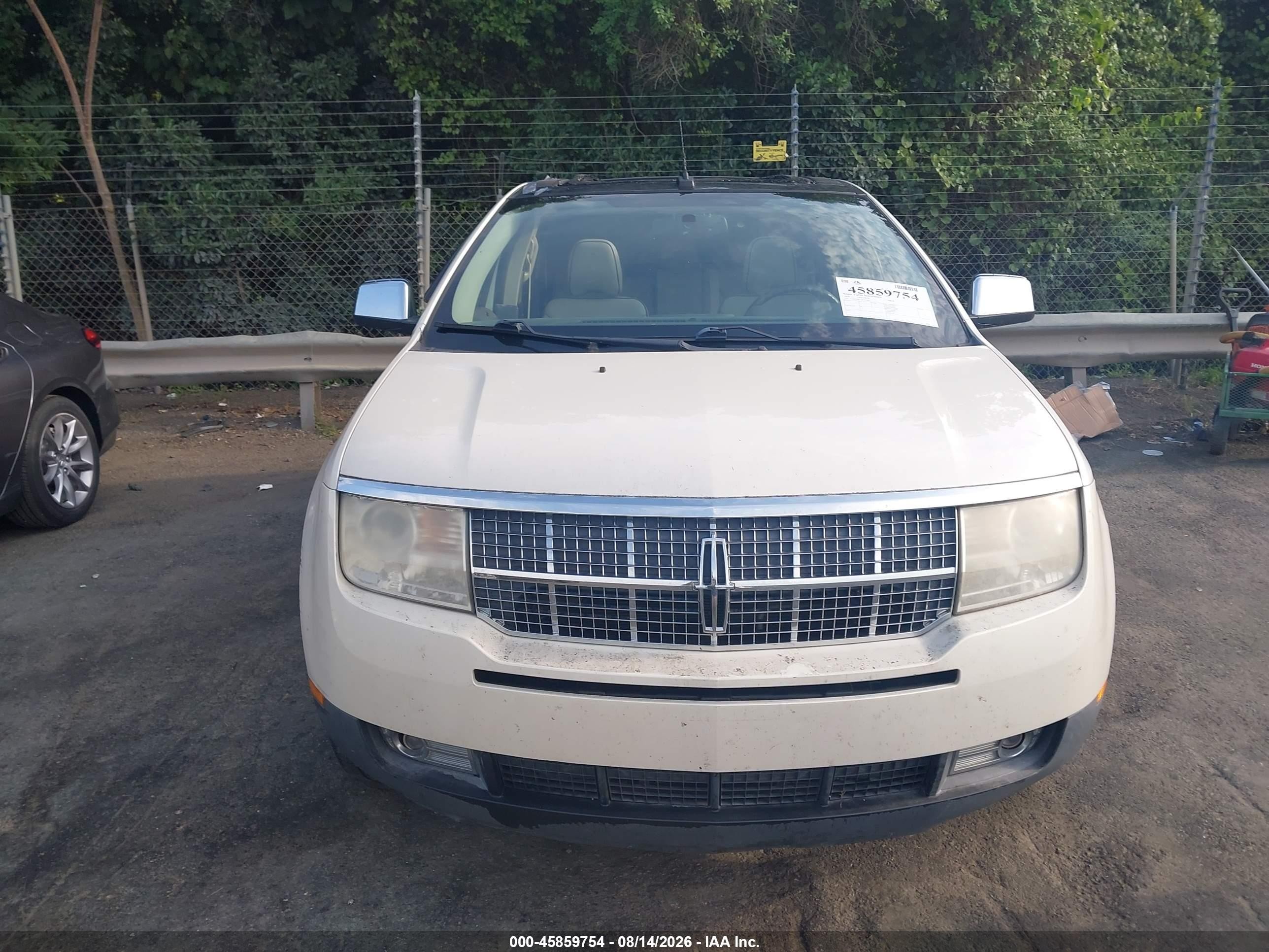 2008 Lincoln Mkx Белый vin: 2LMDU88C18BJ13565