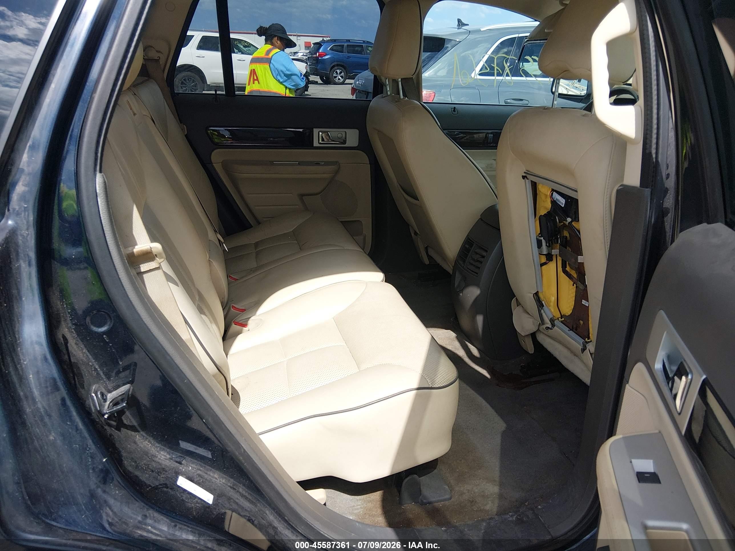 2008 Lincoln Mkx   Black vin: 2LMDU88C18BJ28616