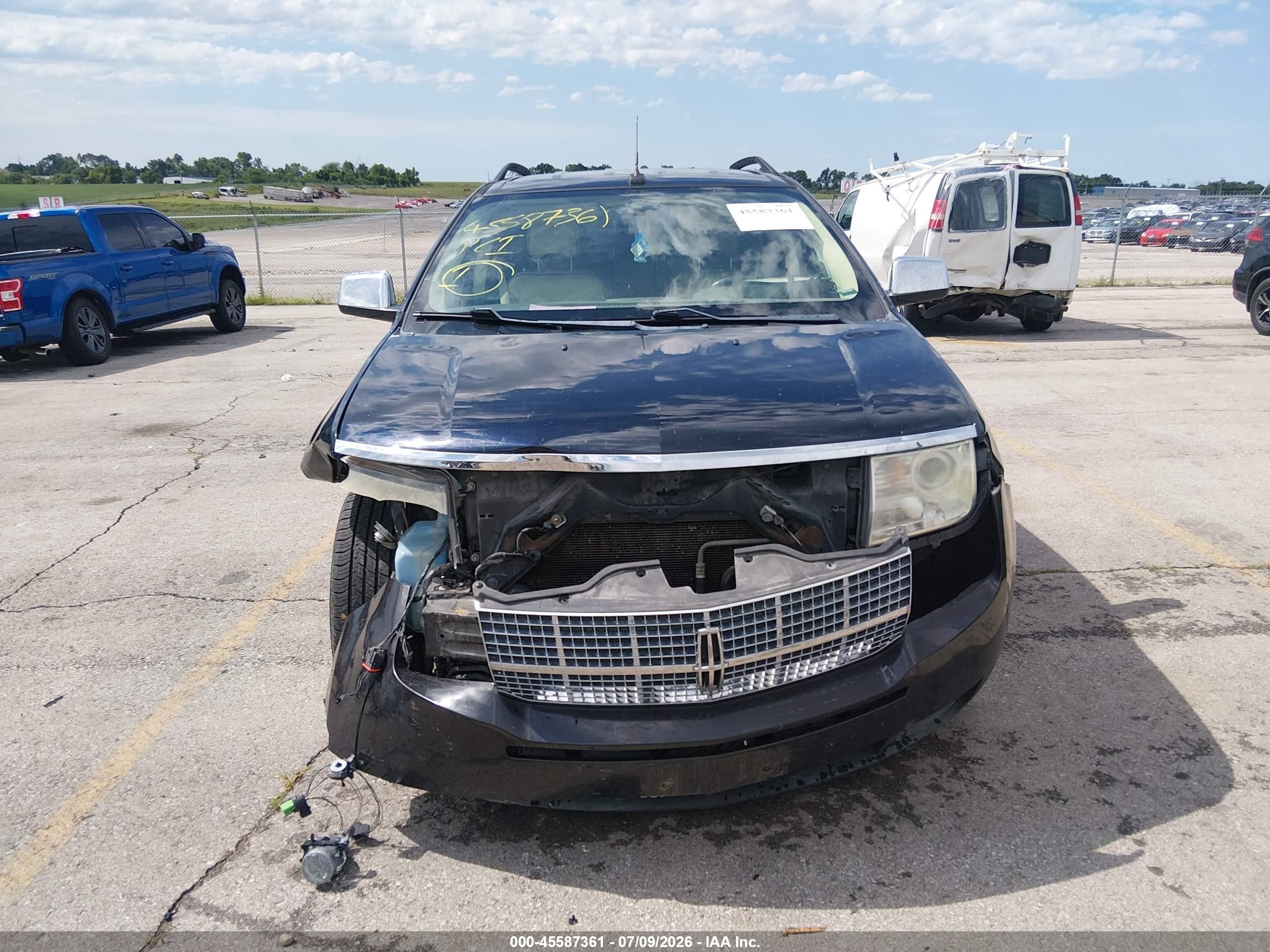 2008 Lincoln Mkx   Black vin: 2LMDU88C18BJ28616