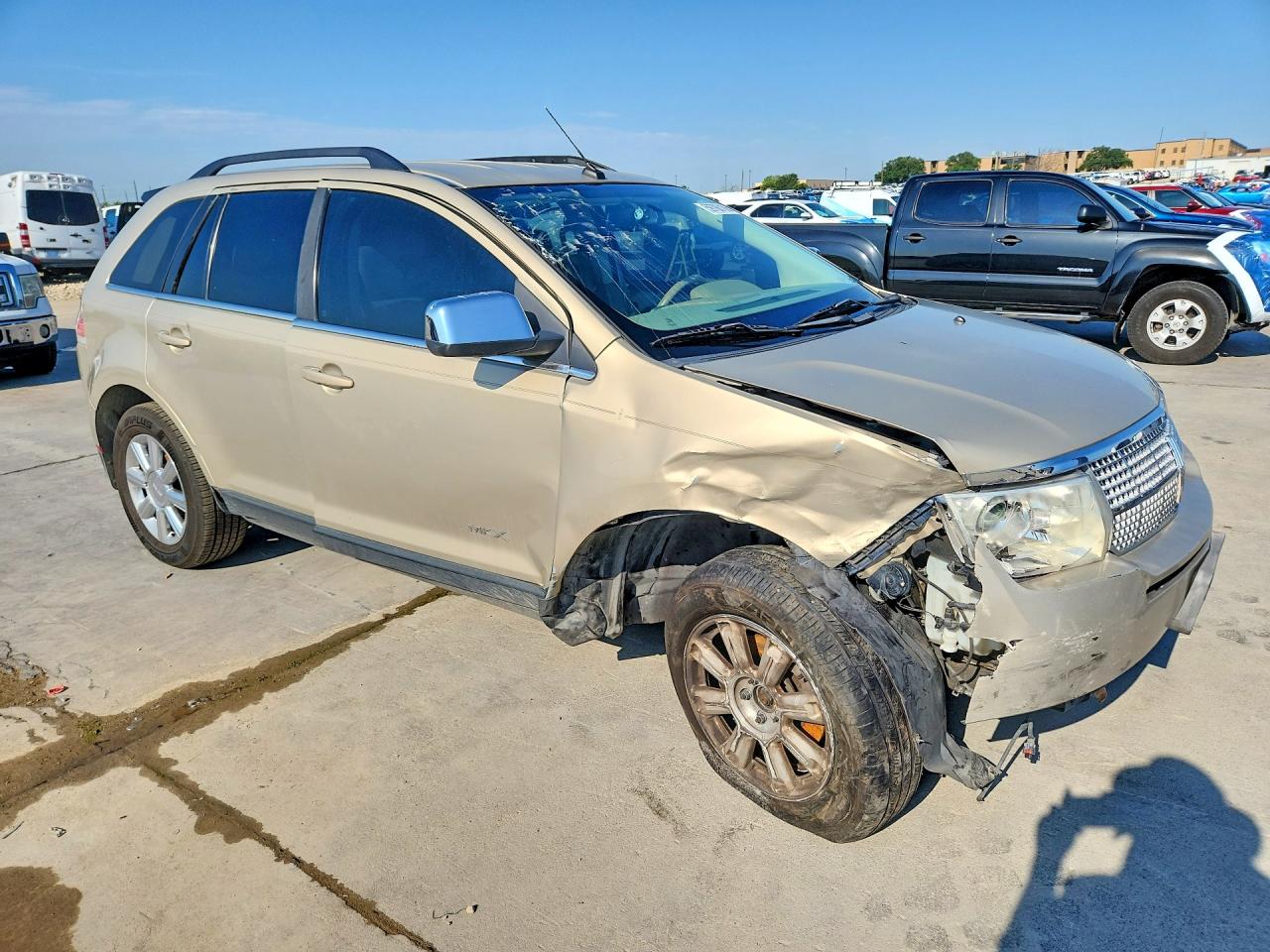 2007 Lincoln Mkx Gold vin: 2LMDU88C27BJ04193