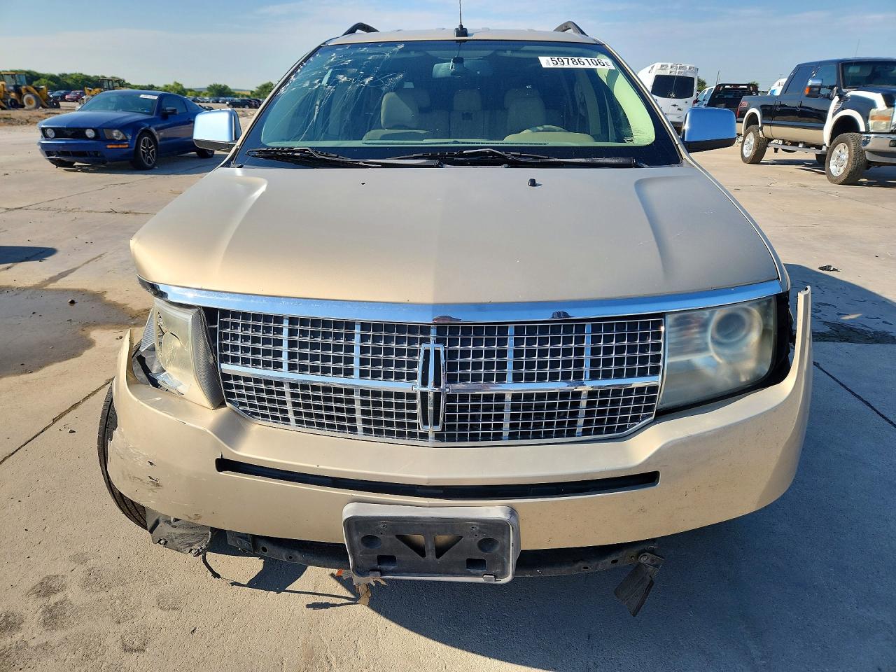 2007 Lincoln Mkx Gold vin: 2LMDU88C27BJ04193