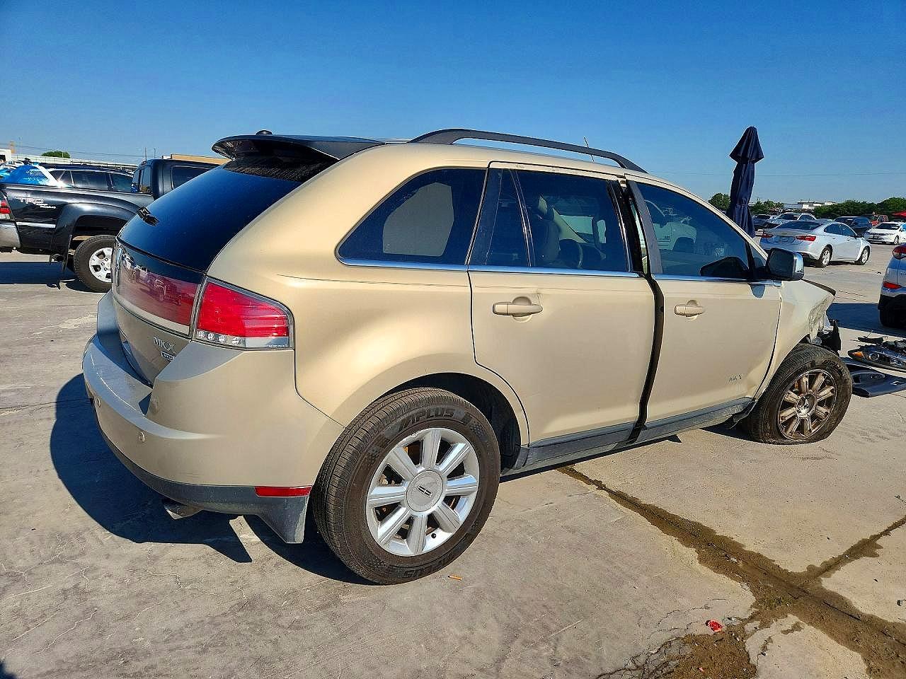 2007 Lincoln Mkx Gold vin: 2LMDU88C27BJ04193