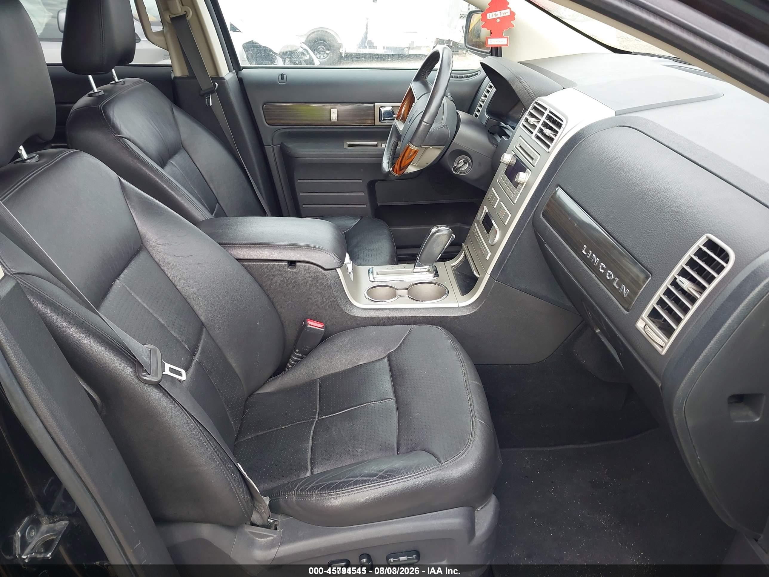 2007 Lincoln Mkx   Black vin: 2LMDU88C27BJ13007