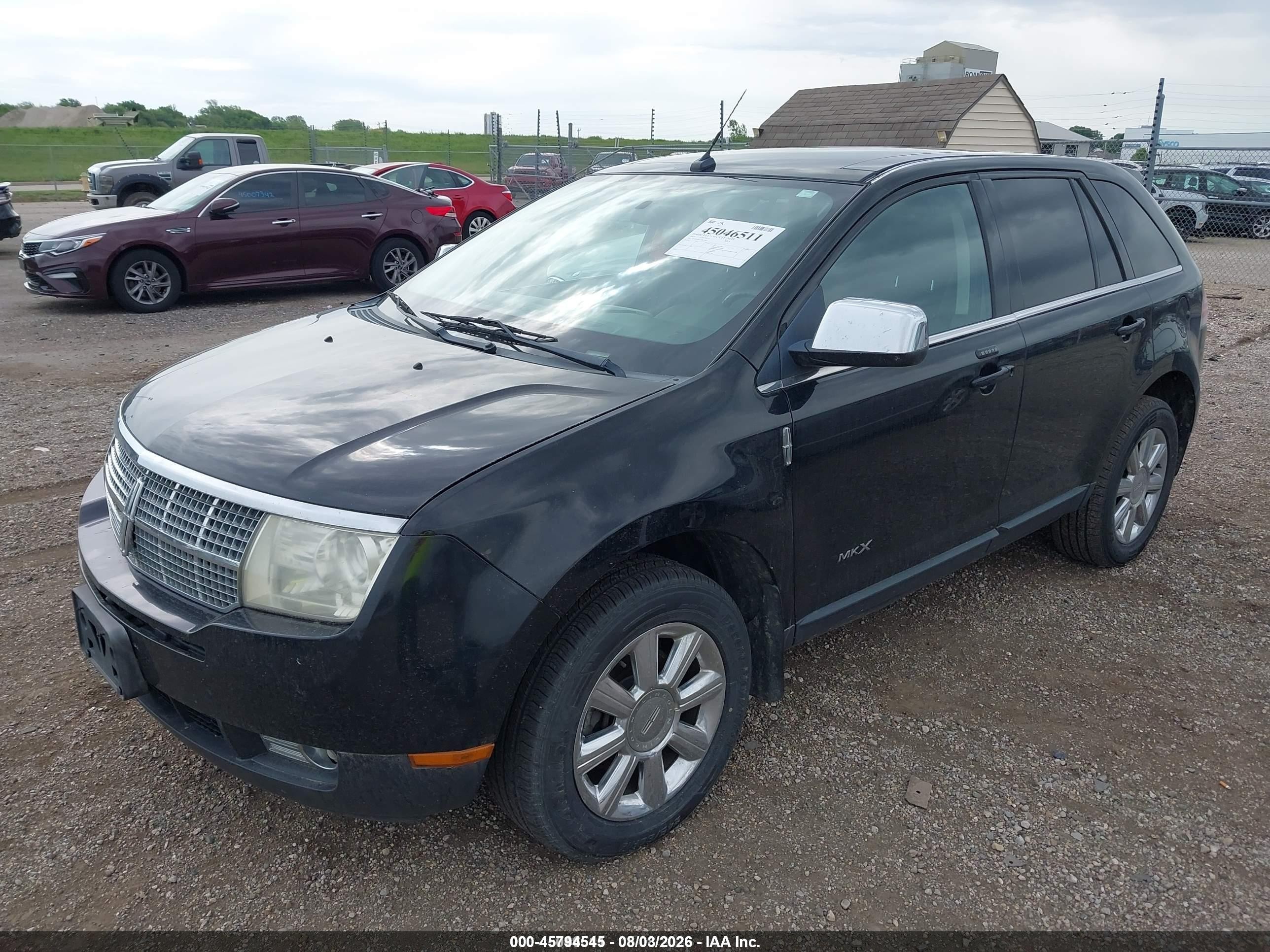 2007 Lincoln Mkx   Black vin: 2LMDU88C27BJ13007