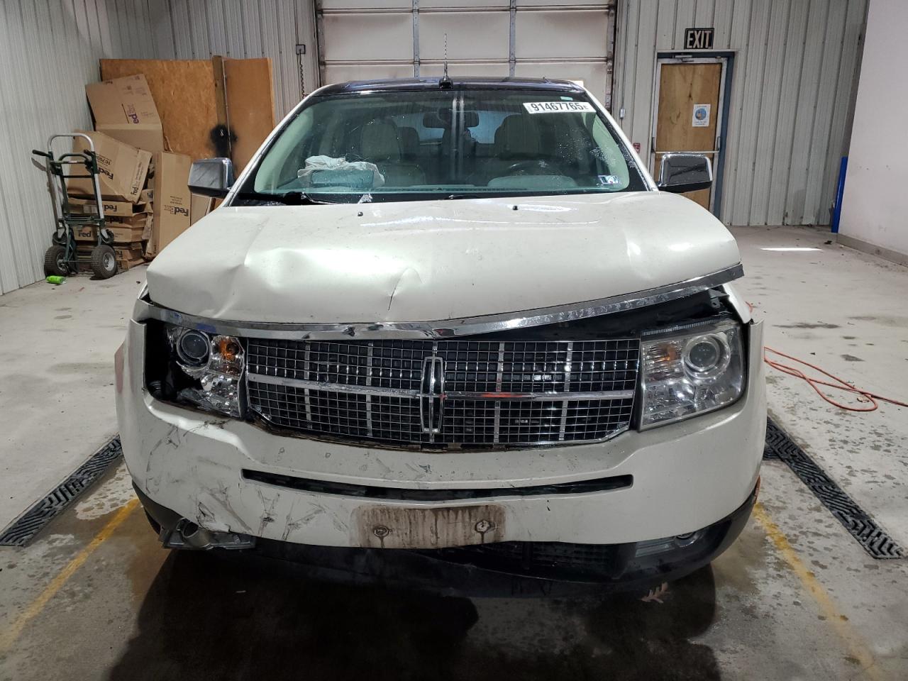 2008 Lincoln Mkx White vin: 2LMDU88C28BJ07192