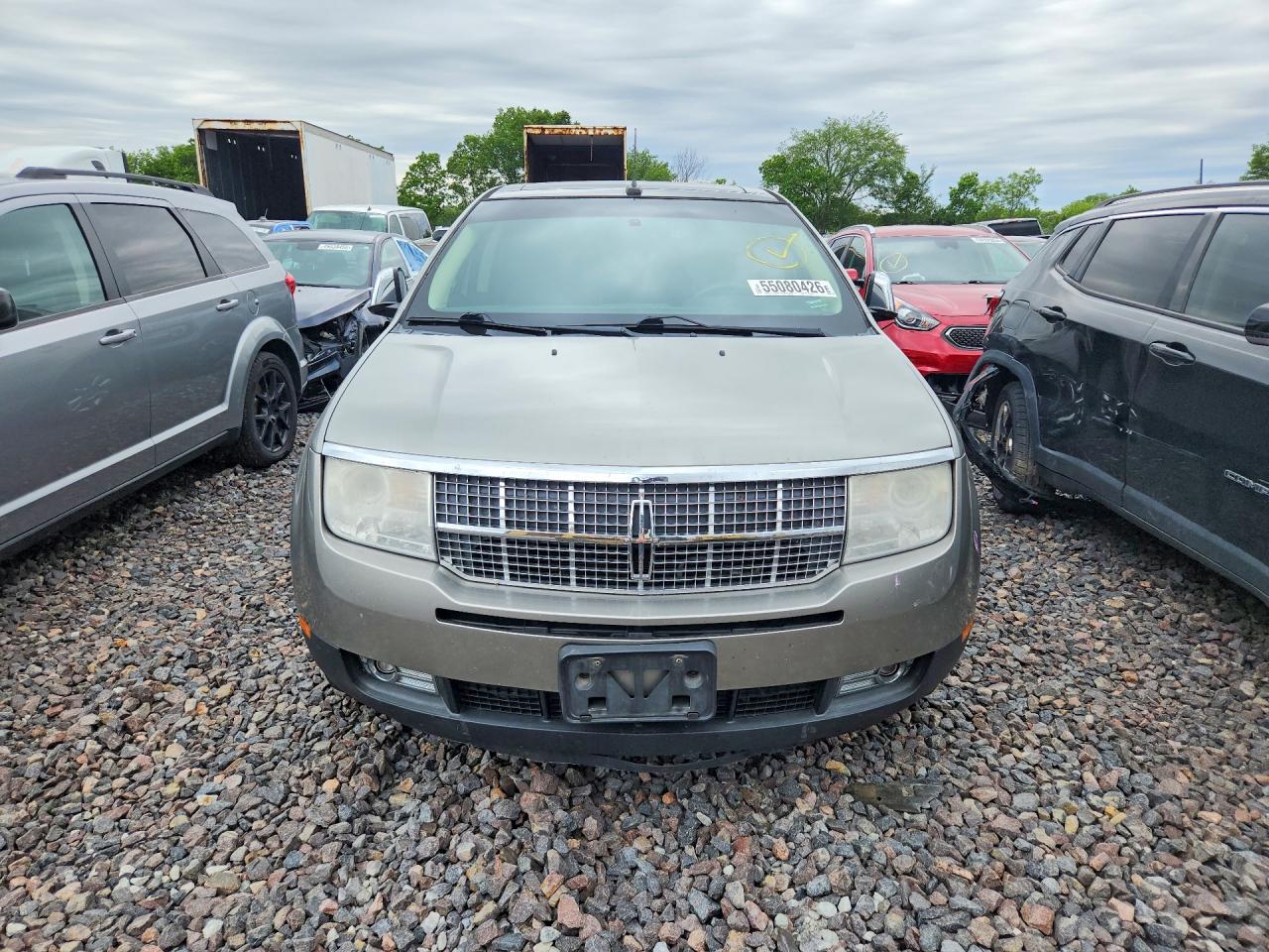 2008 Lincoln Mkx Silver vin: 2LMDU88C28BJ13476
