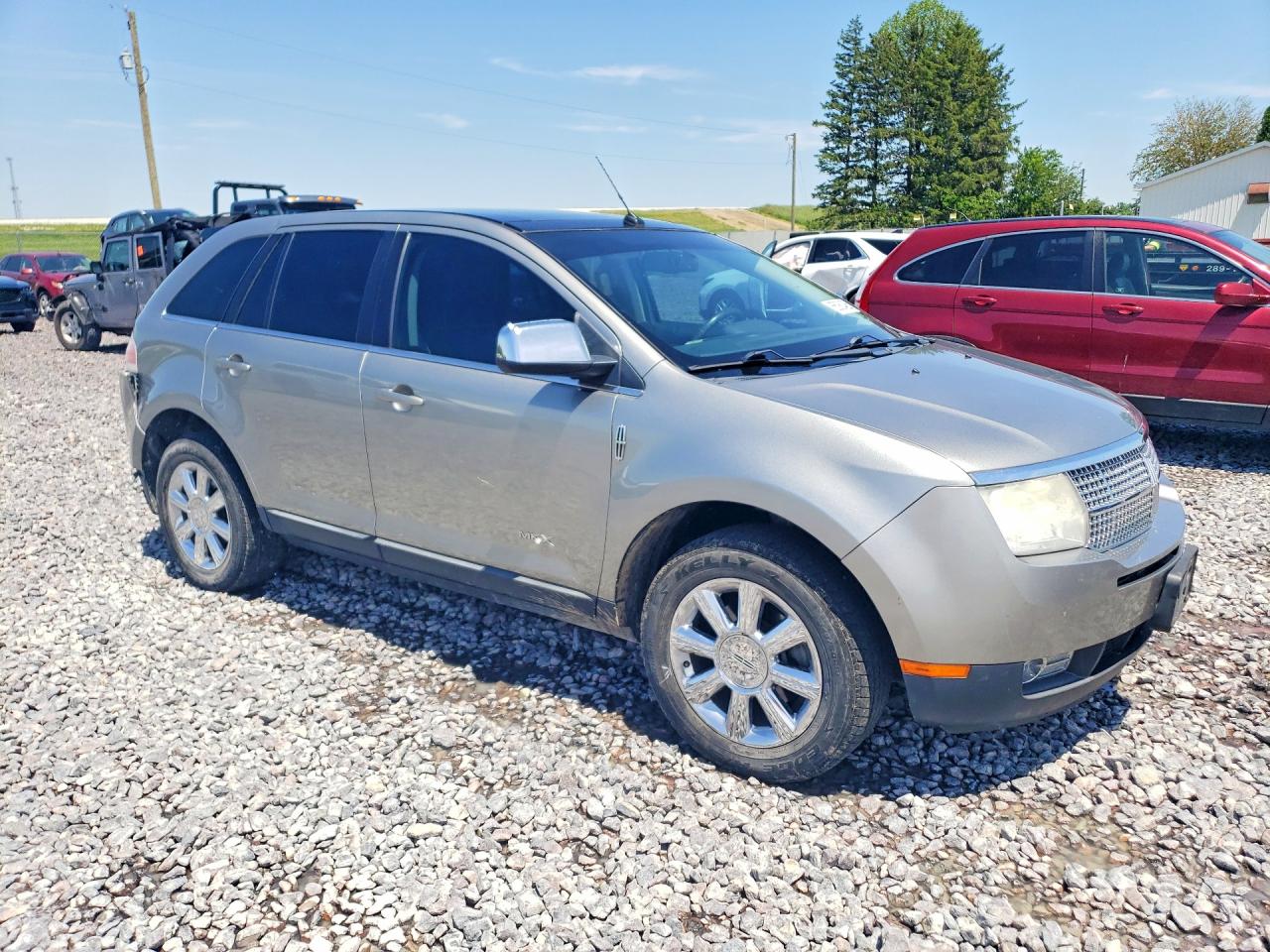 2008 Lincoln Mkx Silver vin: 2LMDU88C28BJ13476