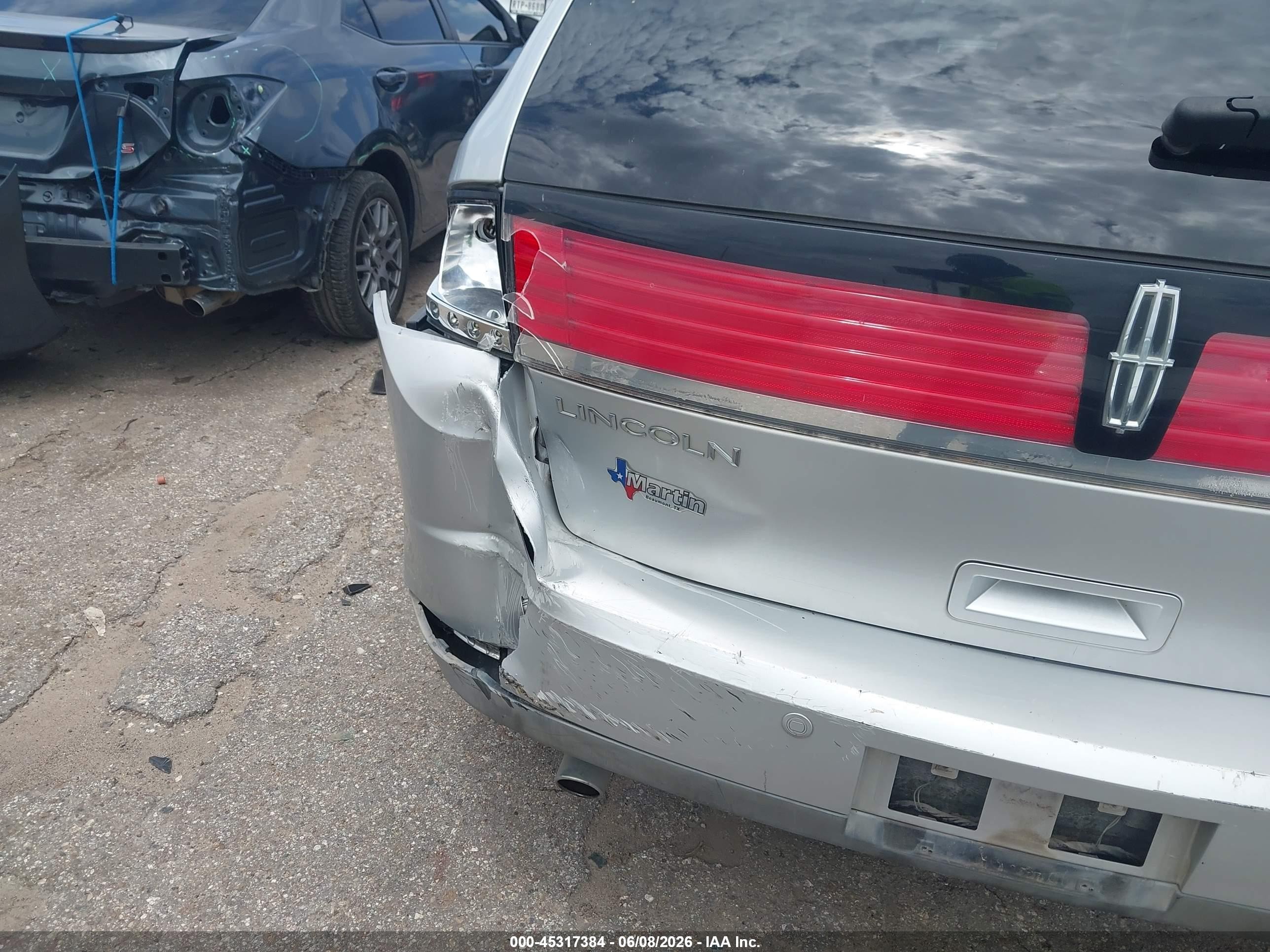 2009 Lincoln Mkx   Серый vin: 2LMDU88C29BJ06500