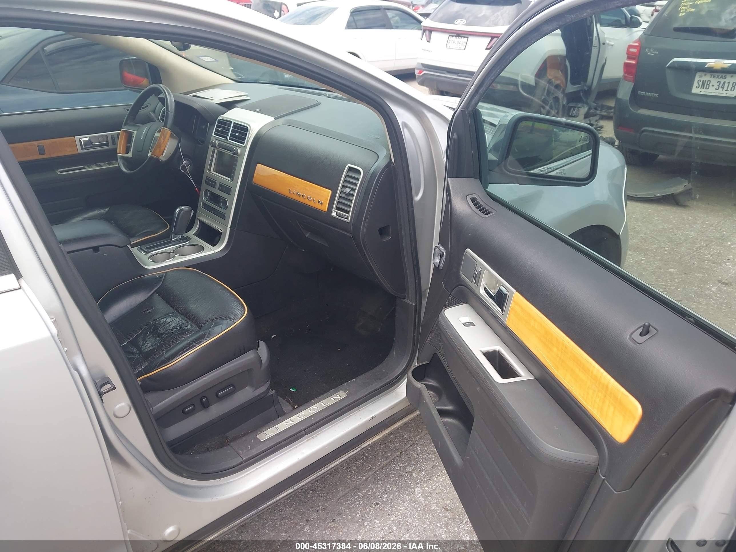 2009 Lincoln Mkx   Серый vin: 2LMDU88C29BJ06500