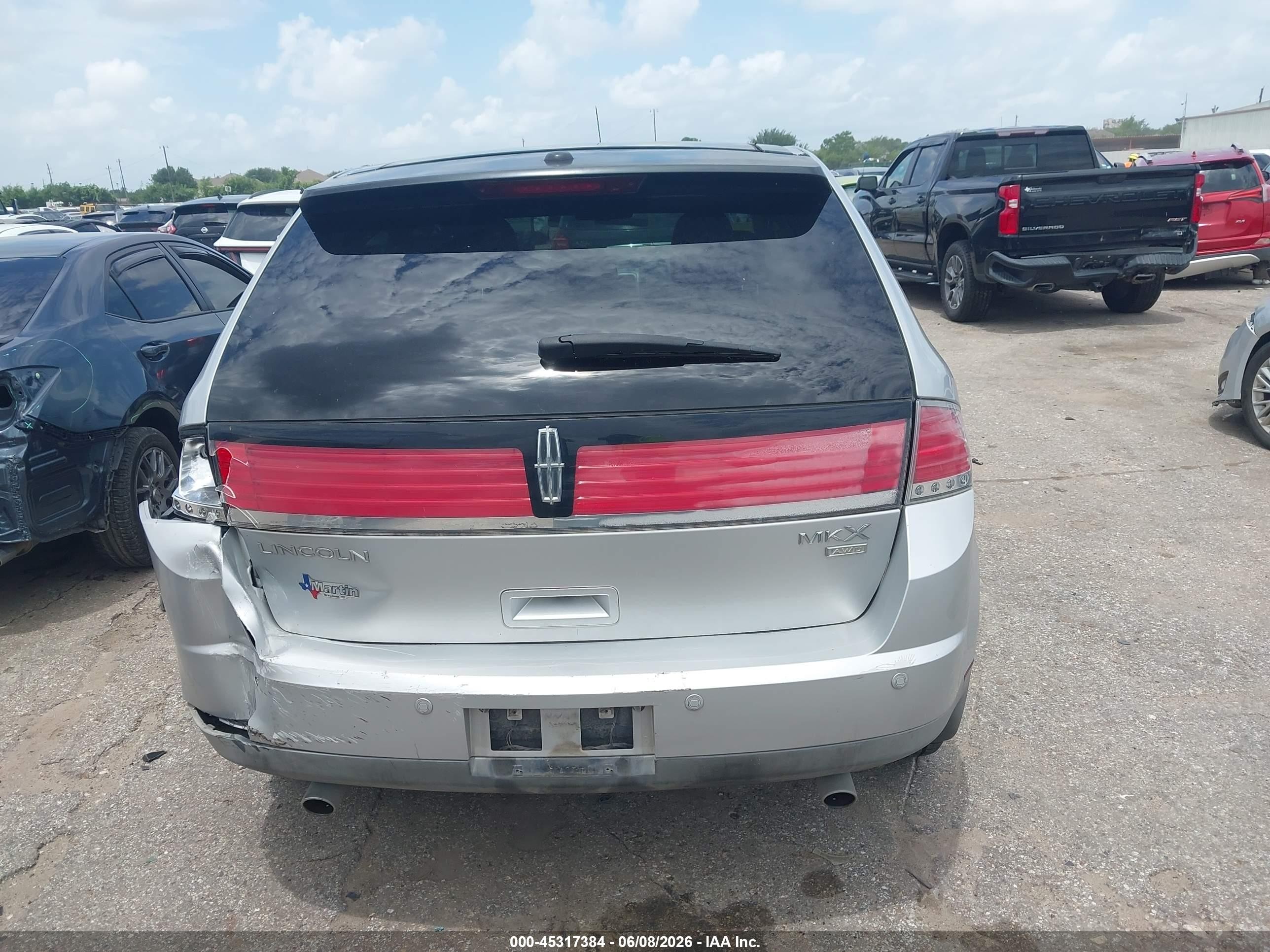 2009 Lincoln Mkx   Серый vin: 2LMDU88C29BJ06500