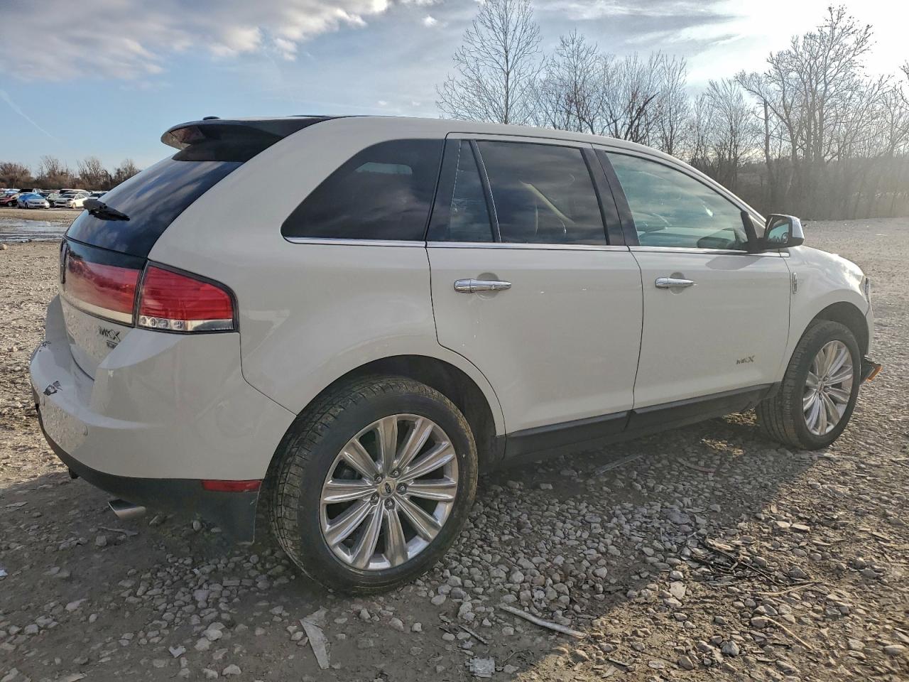 2009 Lincoln Mkx White vin: 2LMDU88C29BJ13284