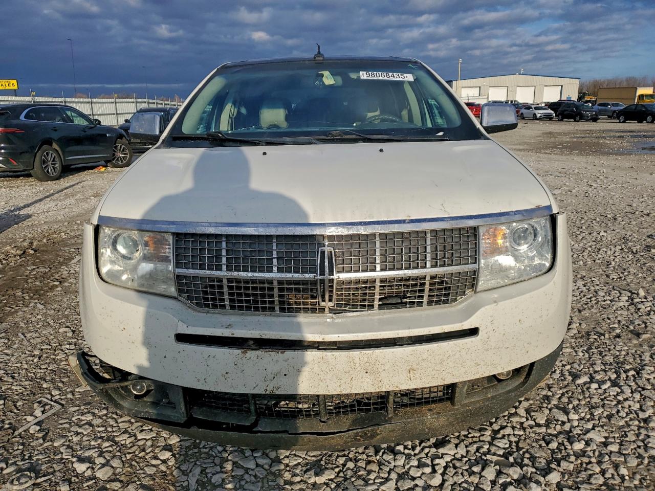 2009 Lincoln Mkx White vin: 2LMDU88C29BJ13284