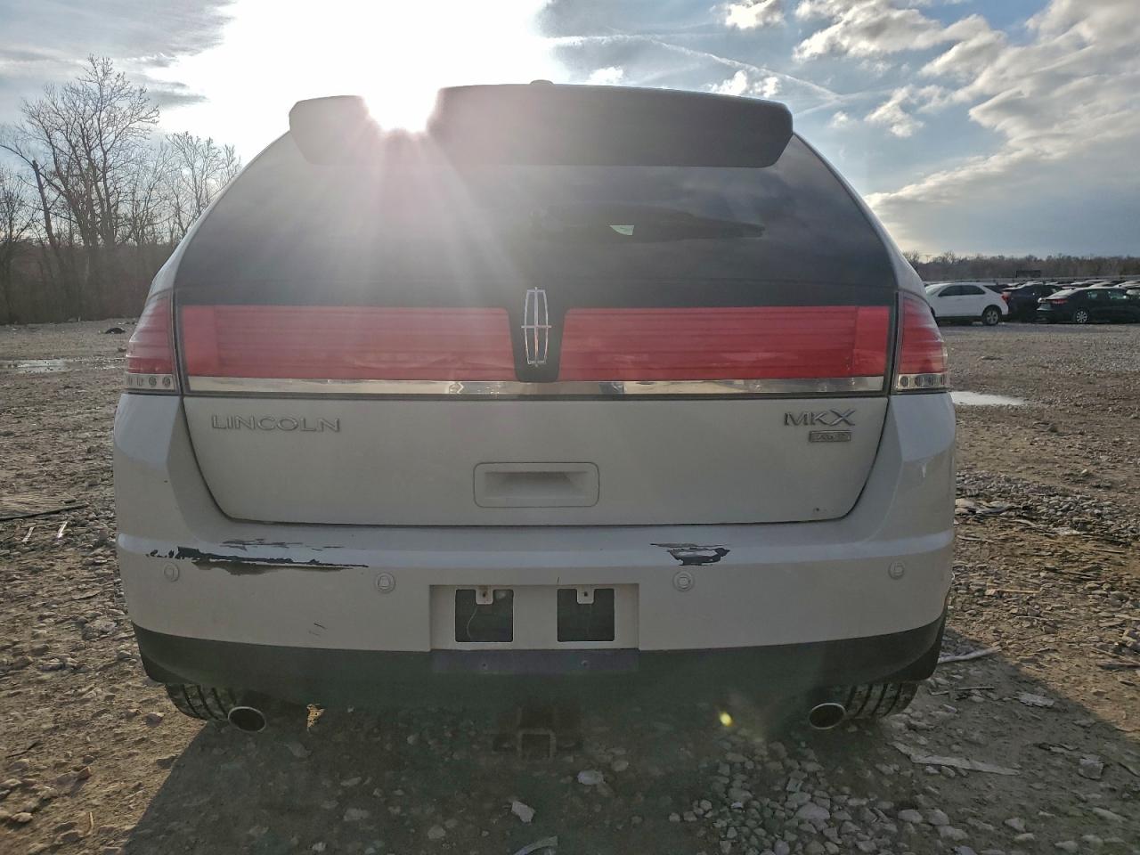 2009 Lincoln Mkx White vin: 2LMDU88C29BJ13284