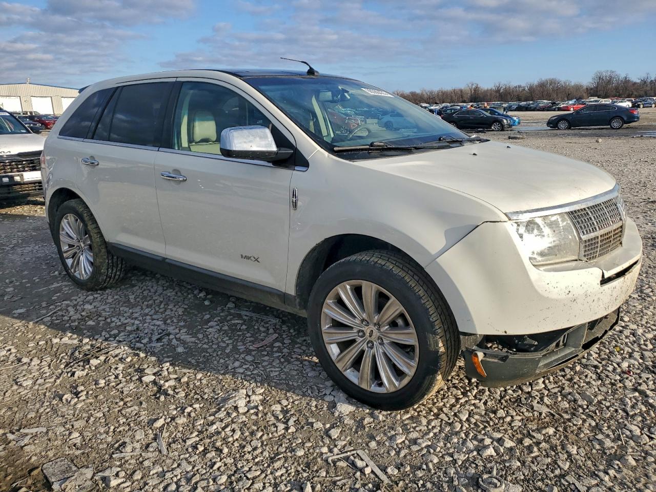 2009 Lincoln Mkx White vin: 2LMDU88C29BJ13284