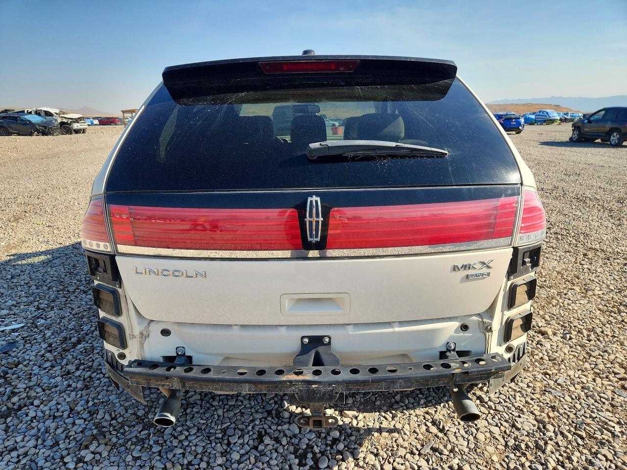 2007 Lincoln Mkx White vin: 2LMDU88C37BJ03179
